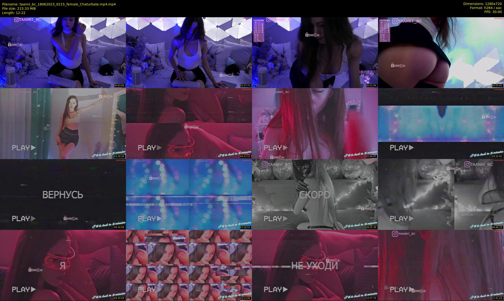 taanni_bc — 13 minute Chaturbate female cam show recording, 720p, Jun 18, 2023