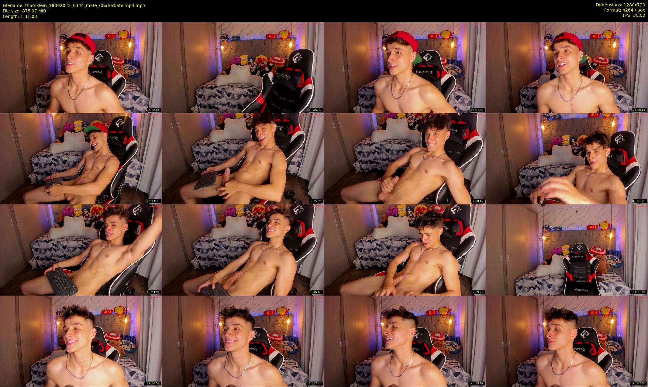 thomklein — 92 minute Chaturbate male cam show recording, 720p, Jun 18, 2023