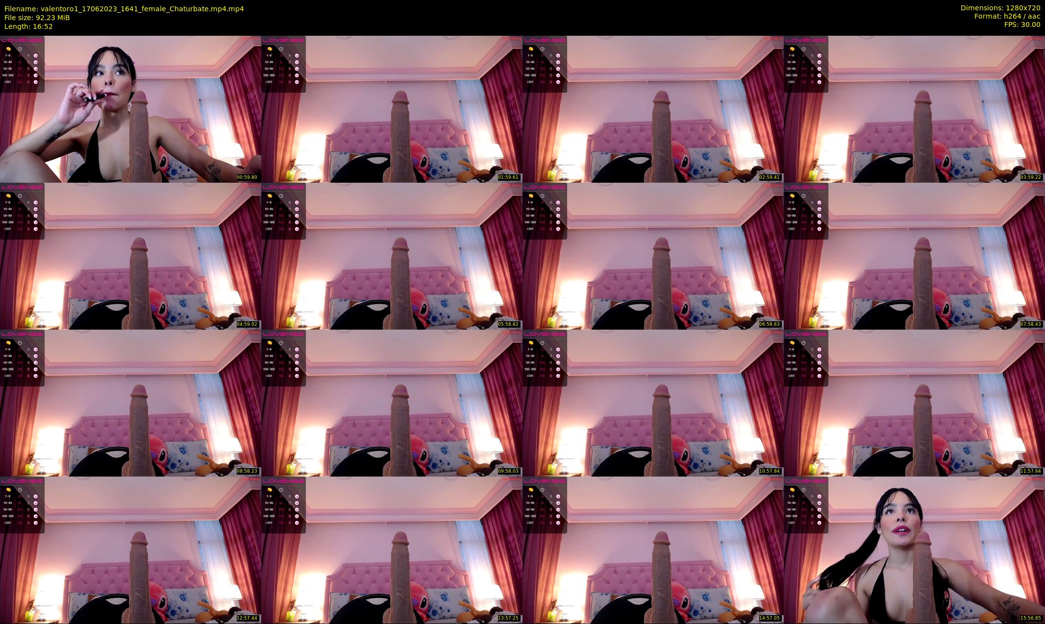 valentoro1 — 17 minute Chaturbate female cam show recording, 720p, Jun 17, 2023