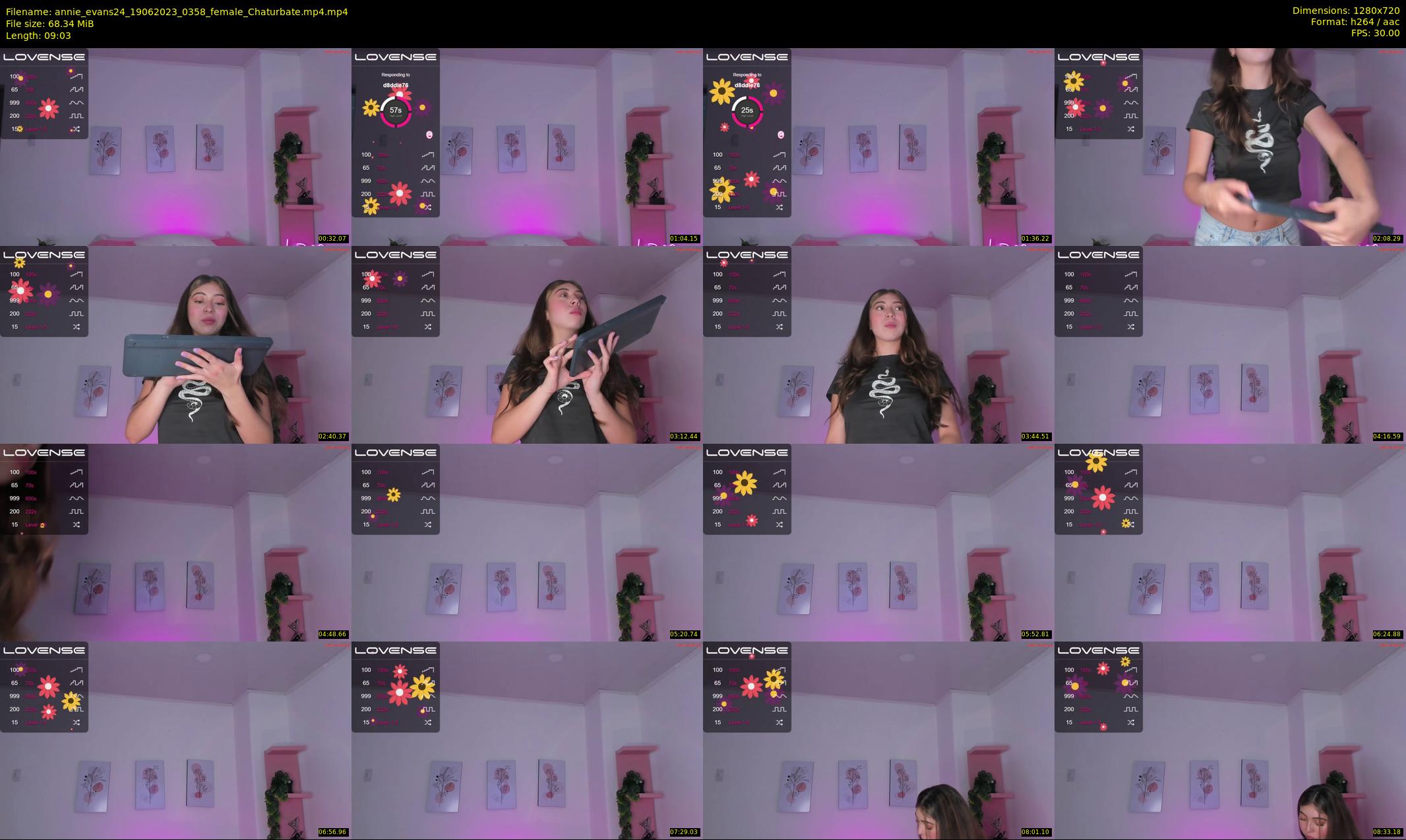 annie_evans24 — 10 minute Chaturbate female cam show recording, 720p, Jun 19, 2023