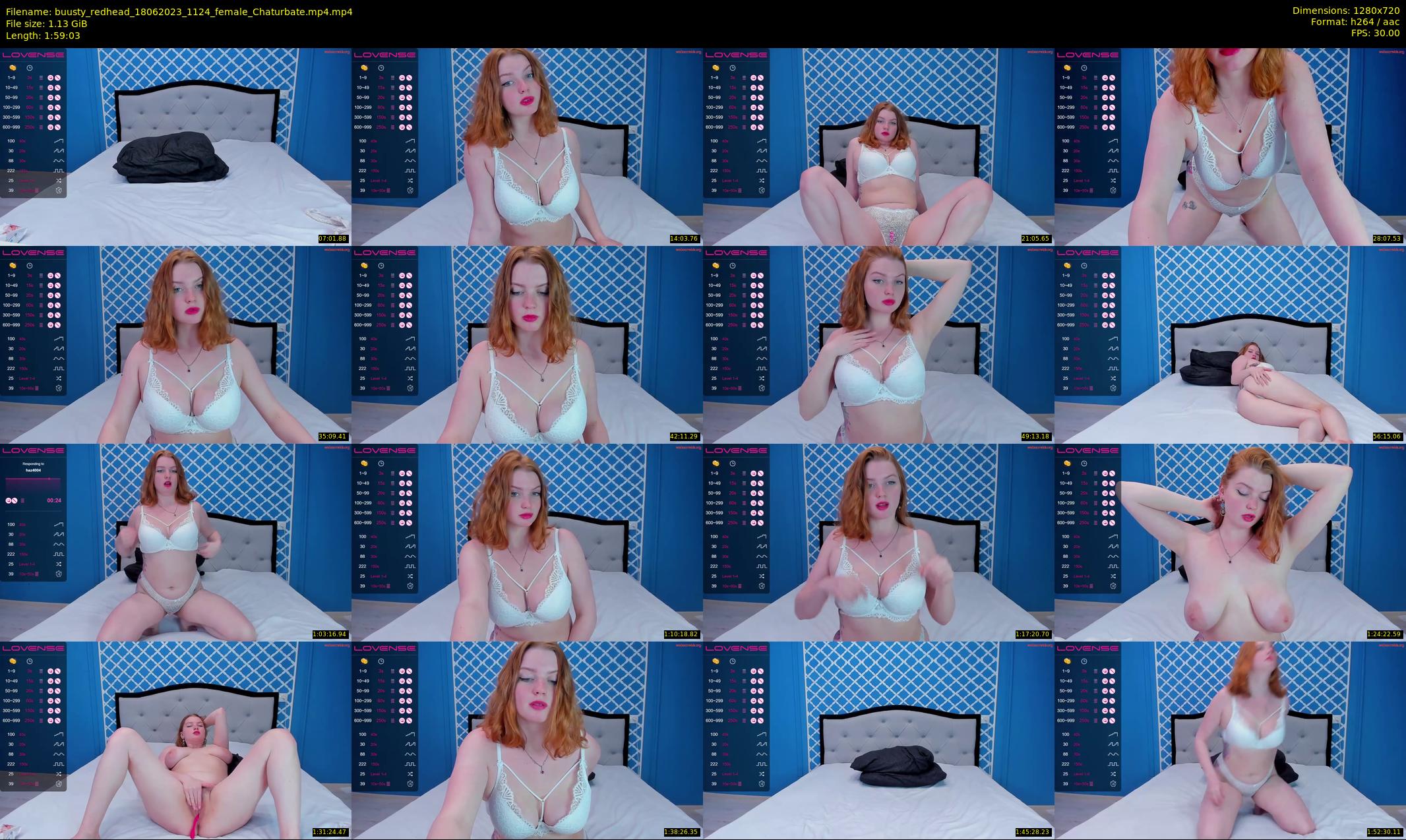 buusty_redhead — 120 minute Chaturbate female cam show recording, 720p, Jun 18, 2023