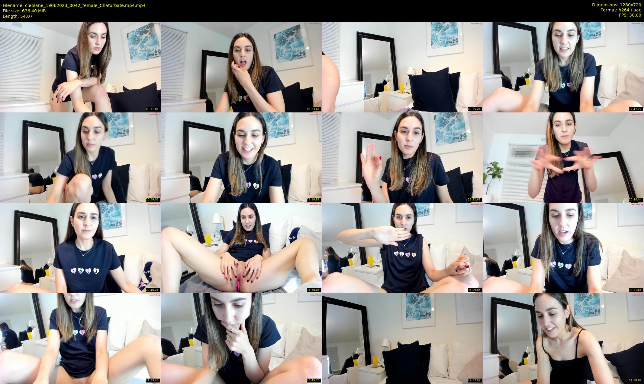 cleolane — 55 minute Chaturbate female cam show recording, 720p, Jun 19, 2023