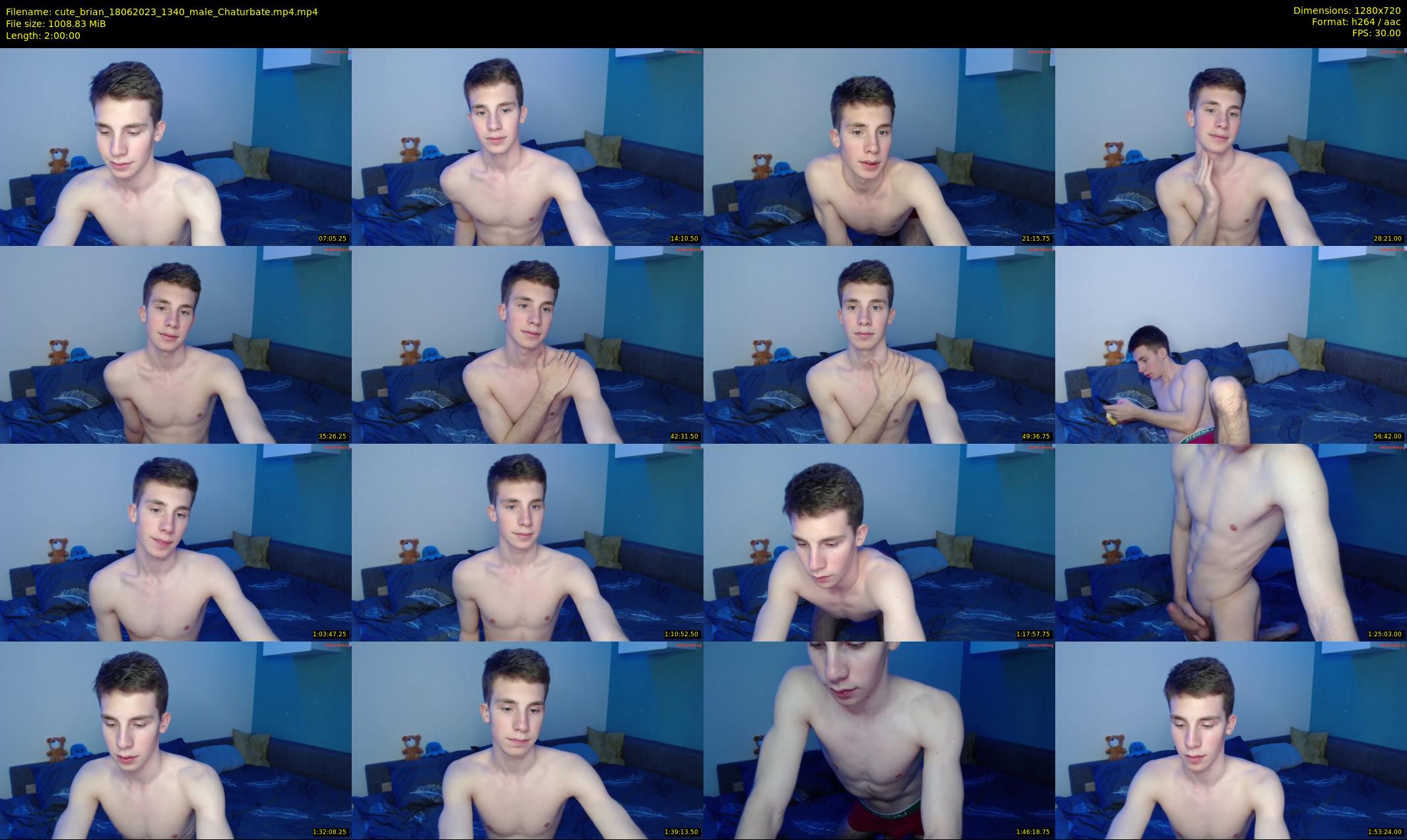 cute_brian — 120 minute Chaturbate male cam show recording, 720p, Jun 18, 2023