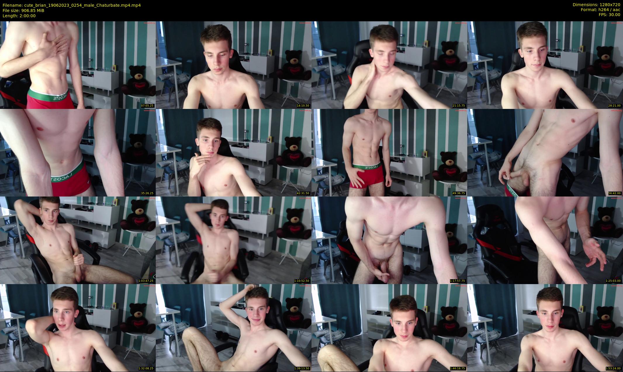 cute_brian — 120 minute Chaturbate male cam show recording, 720p, Jun 19, 2023