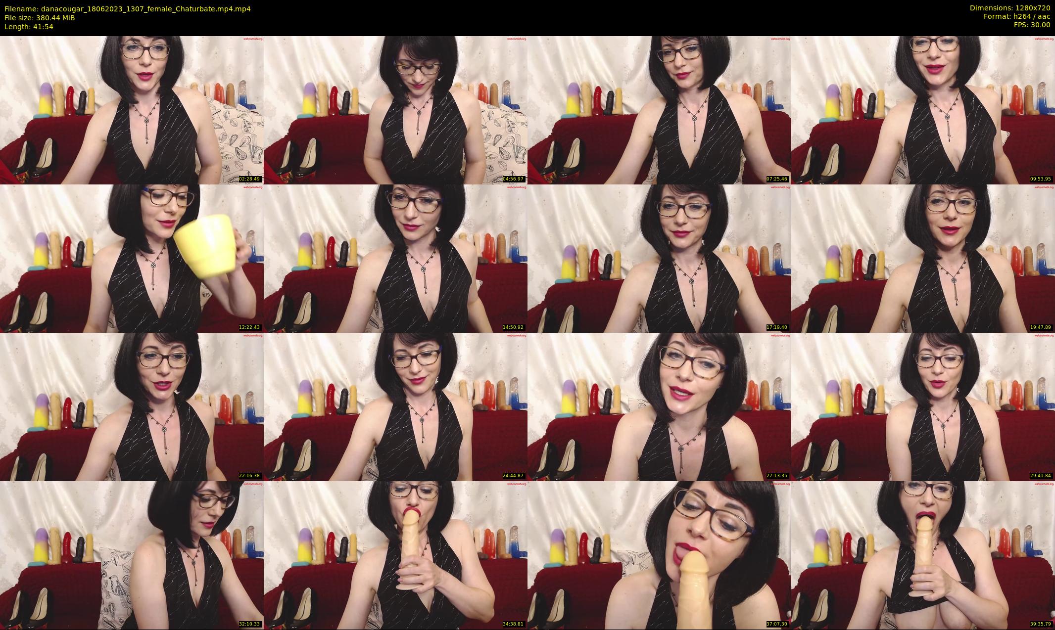 danacougar — 42 minute Chaturbate female cam show recording, 720p, Jun 18, 2023