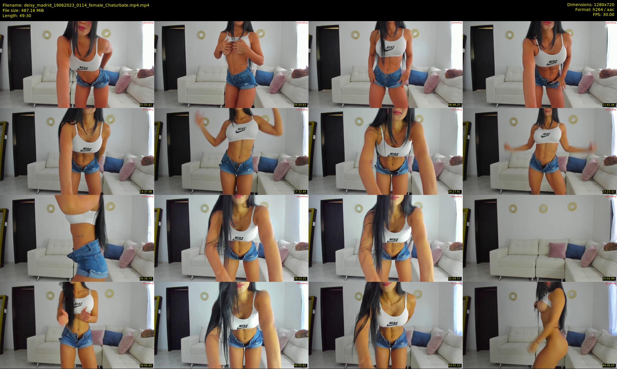 deisy_madrid — 50 minute Chaturbate female cam show recording, 720p, Jun 19, 2023