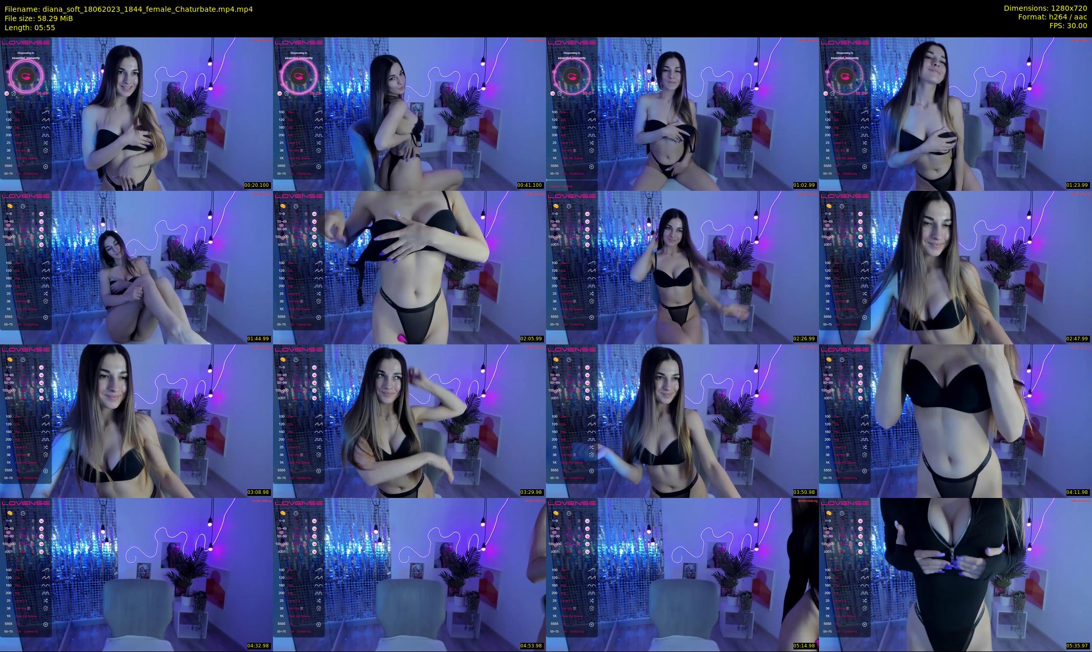 diana_soft — 6 minute Chaturbate female cam show recording, 720p, Jun 18, 2023