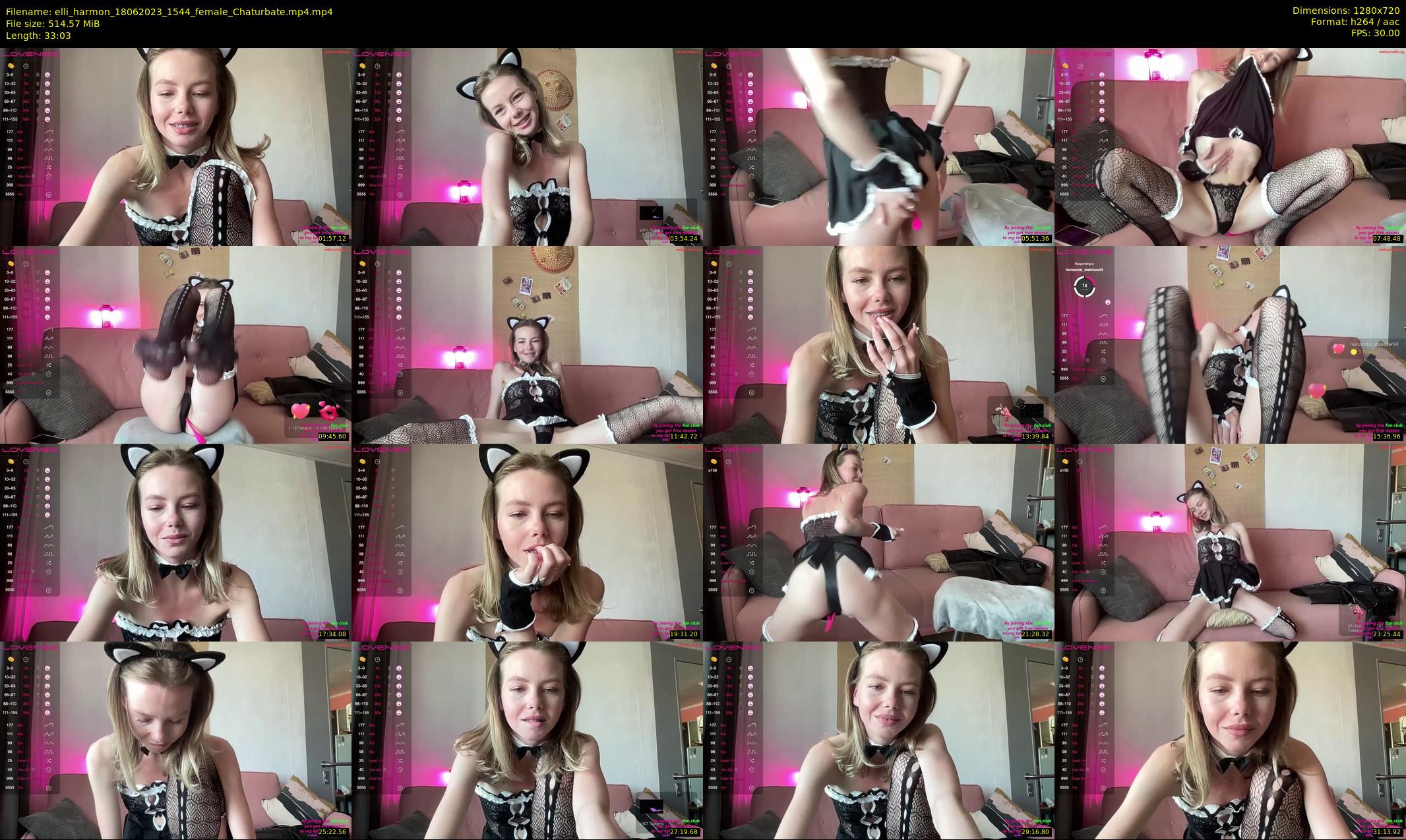 elli_harmon — 34 minute Chaturbate female cam show recording, 720p, Jun 18, 2023
