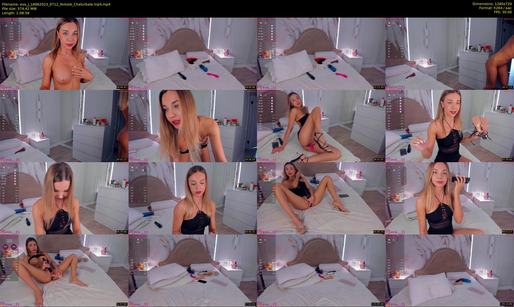 eva_j — 69 minute Chaturbate female cam show recording, 720p, Jun 18, 2023