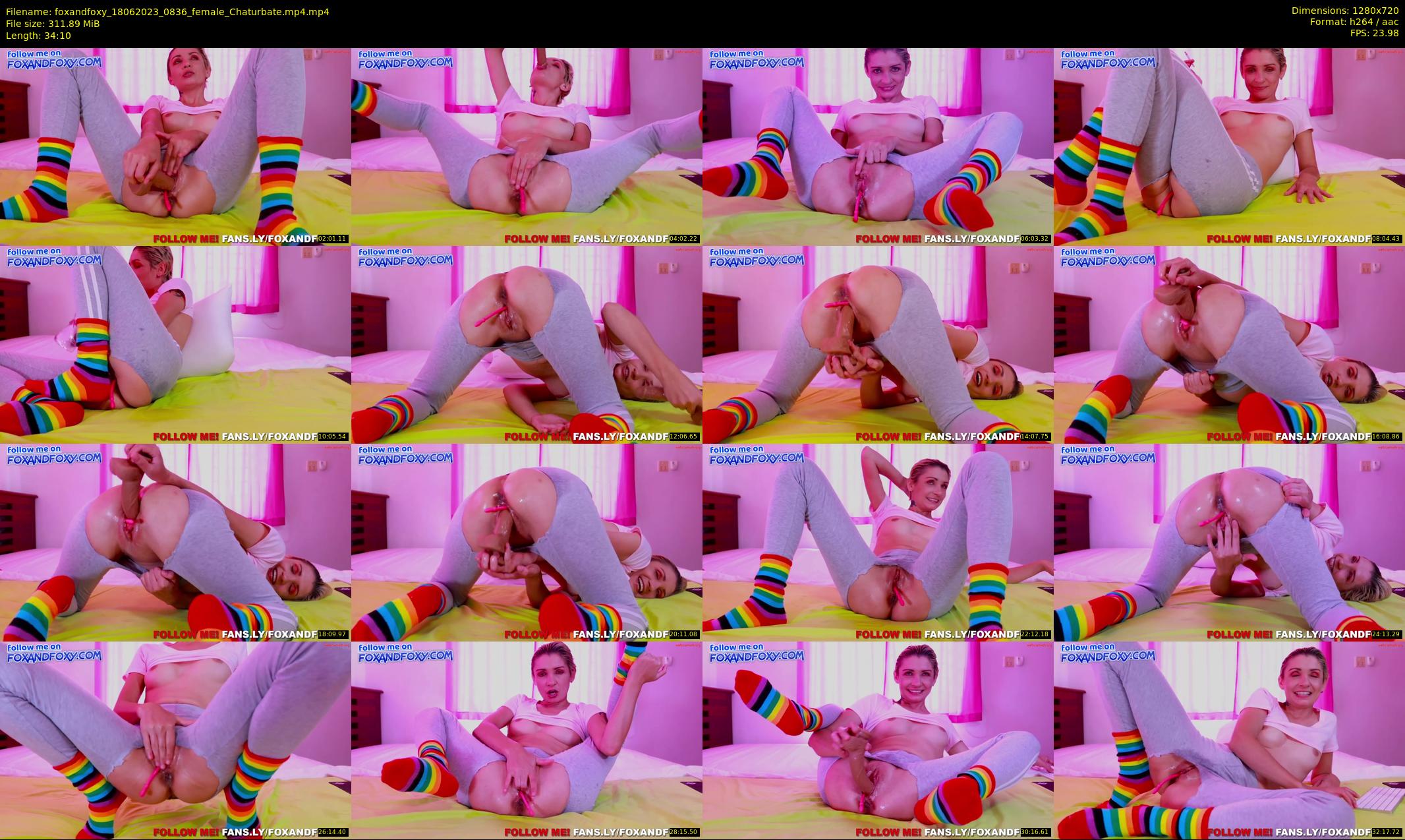 foxandfoxy — 35 minute Chaturbate couple cam show recording, 720p, Jun 18, 2023