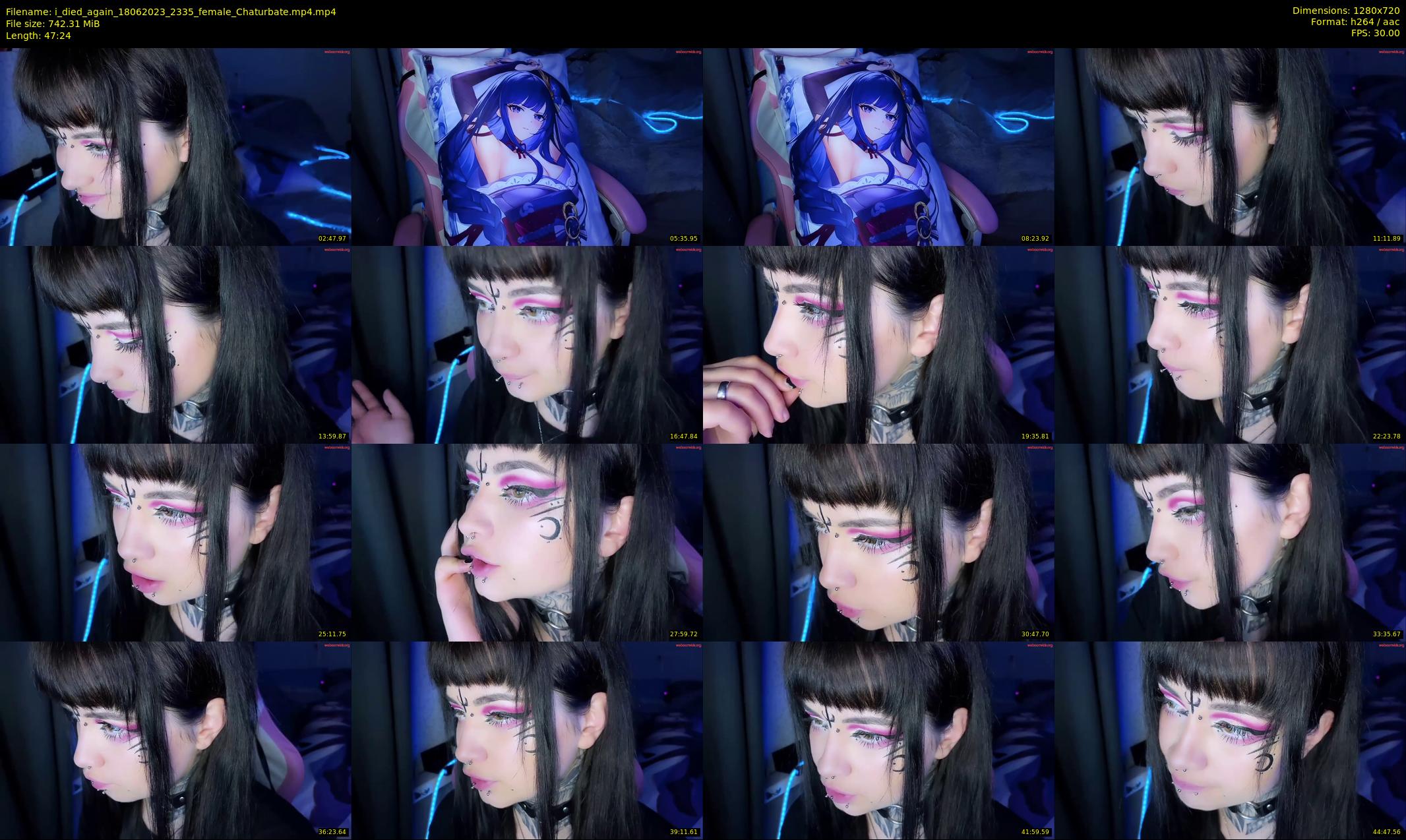 i_died_again — 48 minute Chaturbate female cam show recording, 720p, Jun 18, 2023