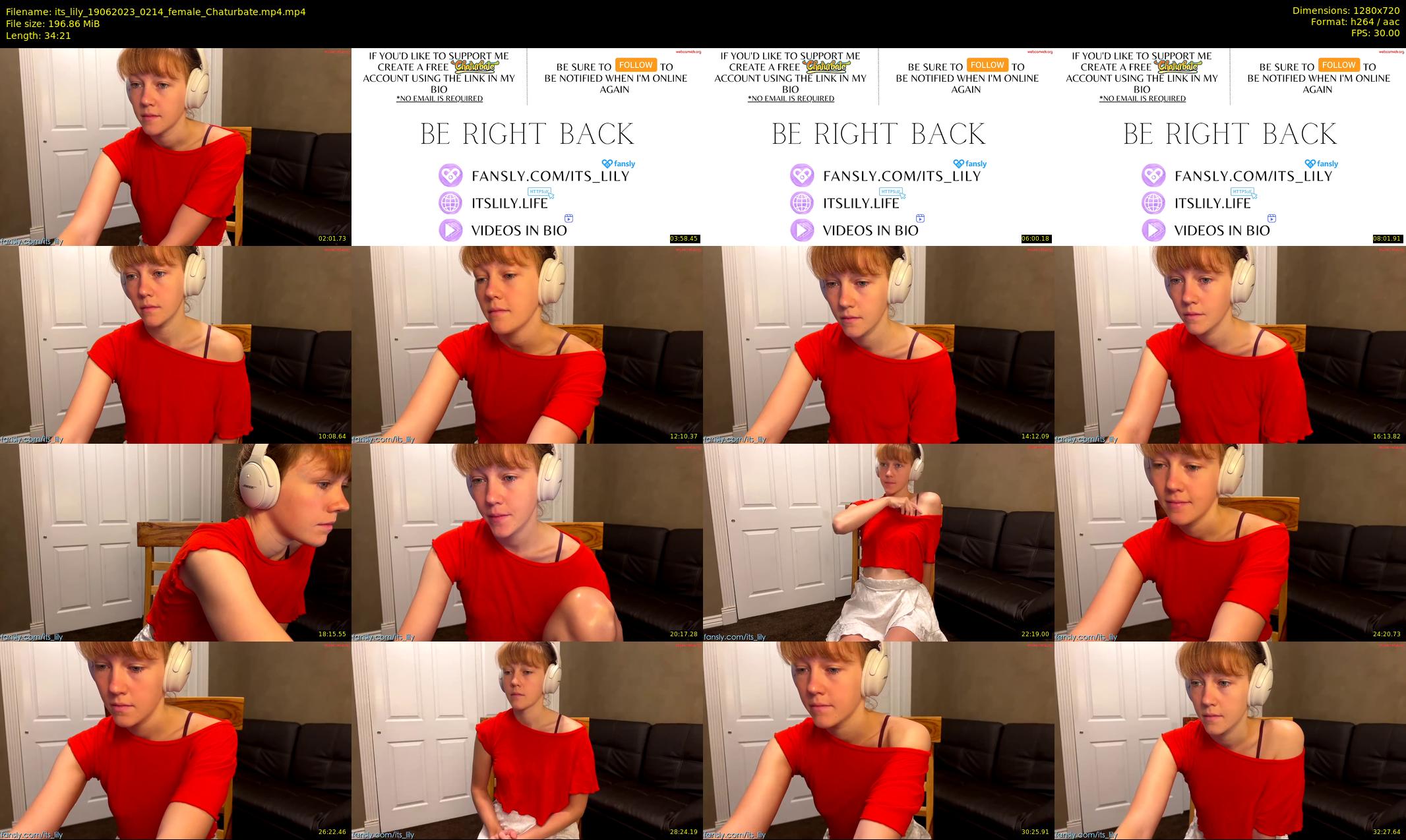 its_lily — 35 minute Chaturbate female cam show recording, 720p, Jun 19, 2023