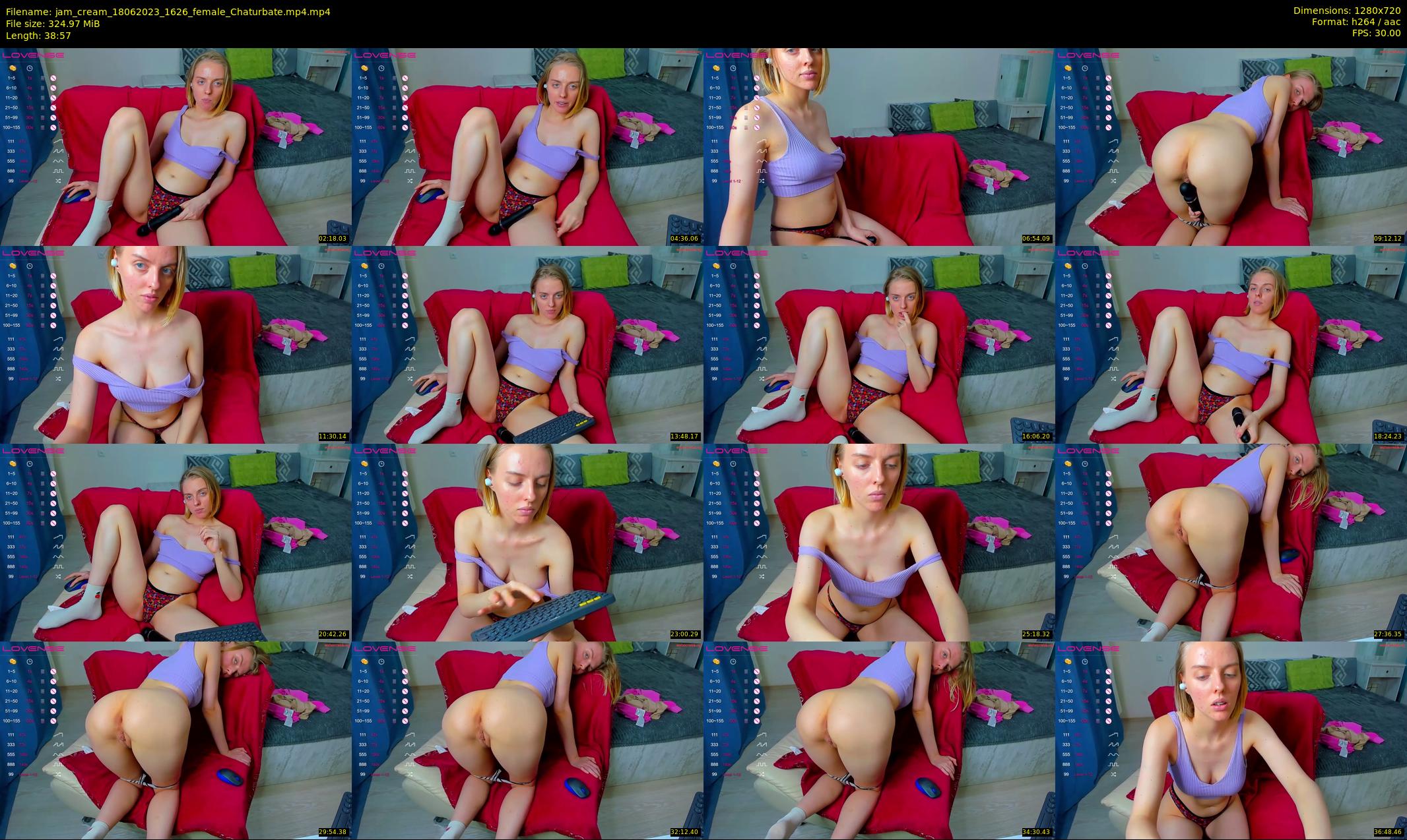jam_cream — 39 minute Chaturbate female cam show recording, 720p, Jun 18, 2023