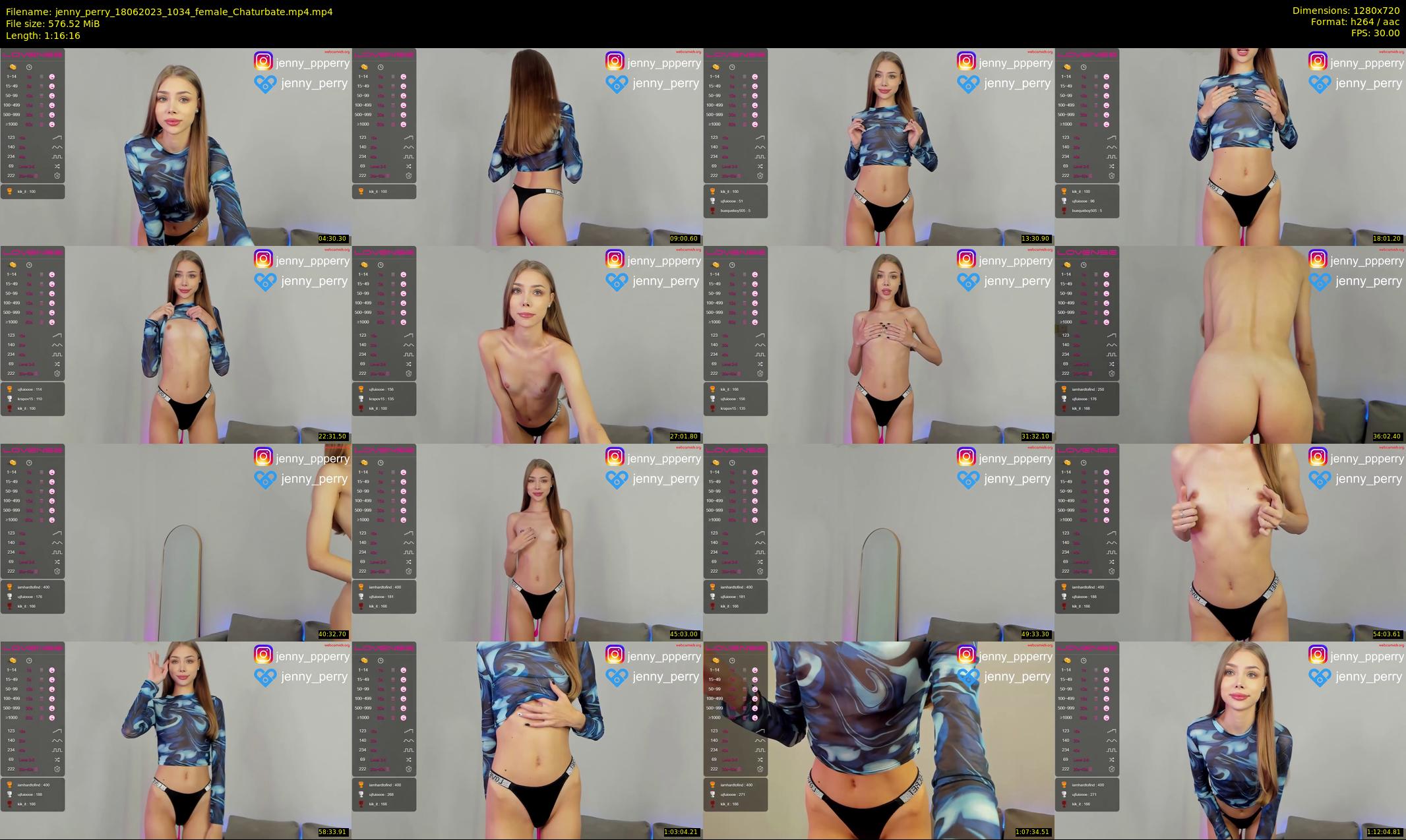 jenny_perry — 77 minute Chaturbate female cam show recording, 720p, Jun 18, 2023