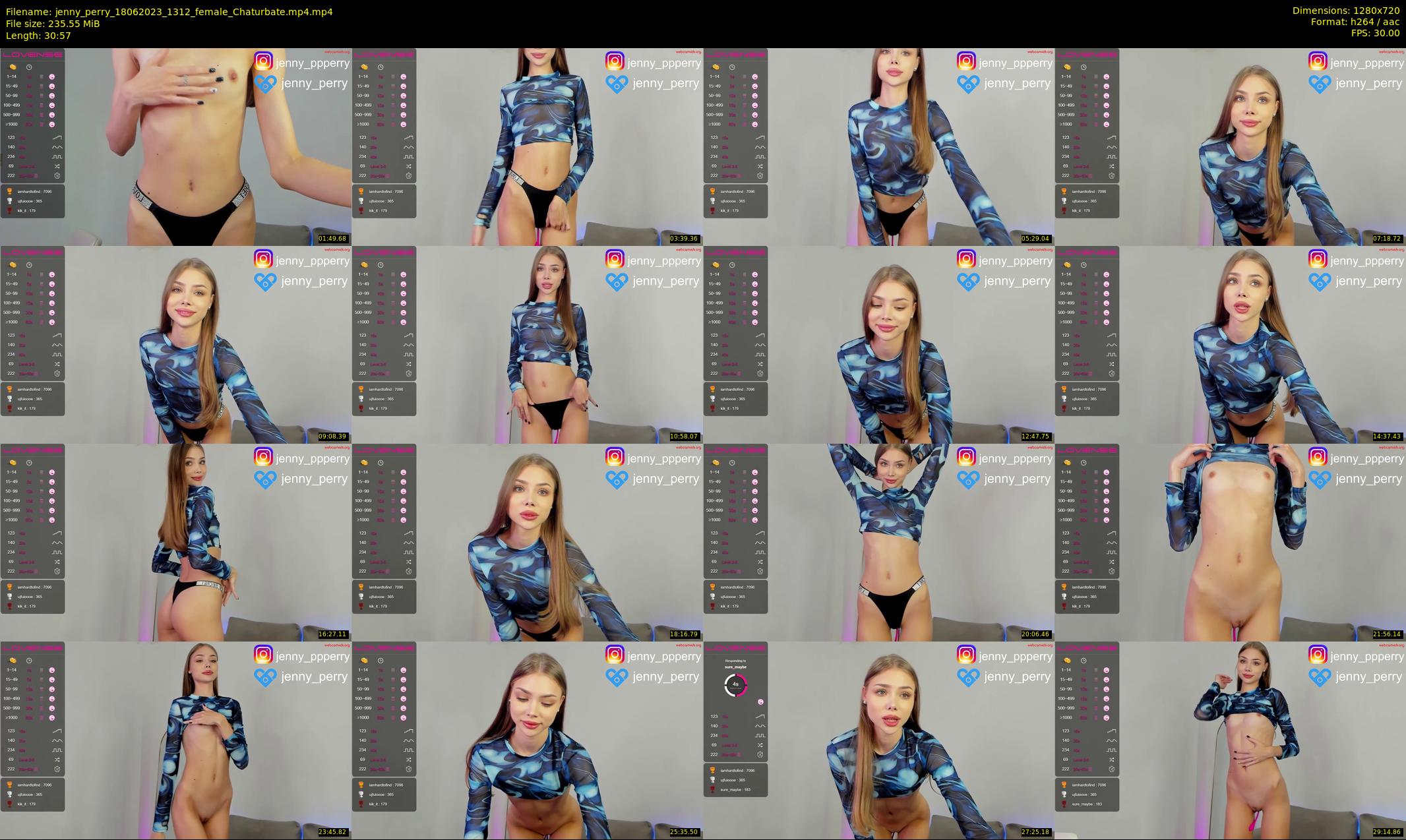 jenny_perry — 31 minute Chaturbate female cam show recording, 720p, Jun 18, 2023
