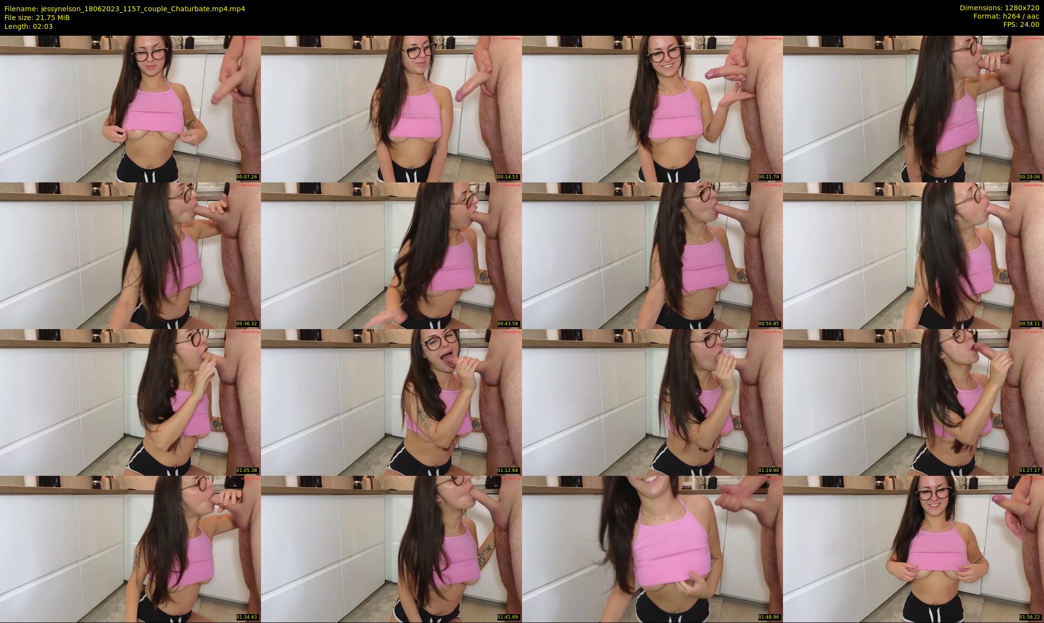 jessynelson — 3 minute Chaturbate female cam show recording, 720p, Jun 18, 2023