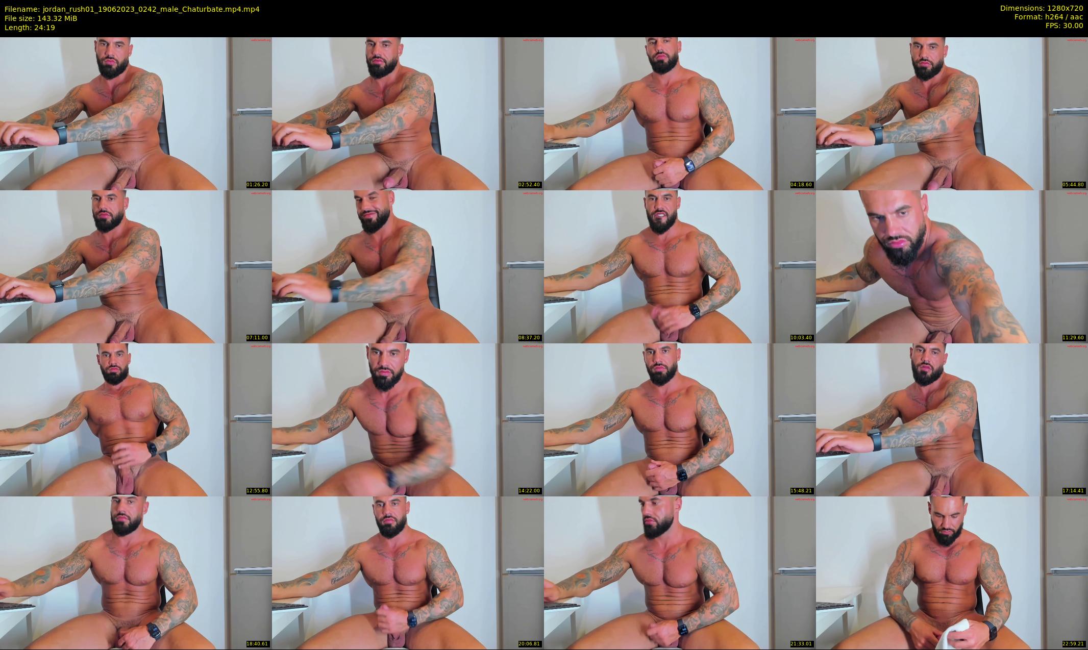 jordan_rush01 — 25 minute Chaturbate male cam show recording, 720p, Jun 19, 2023