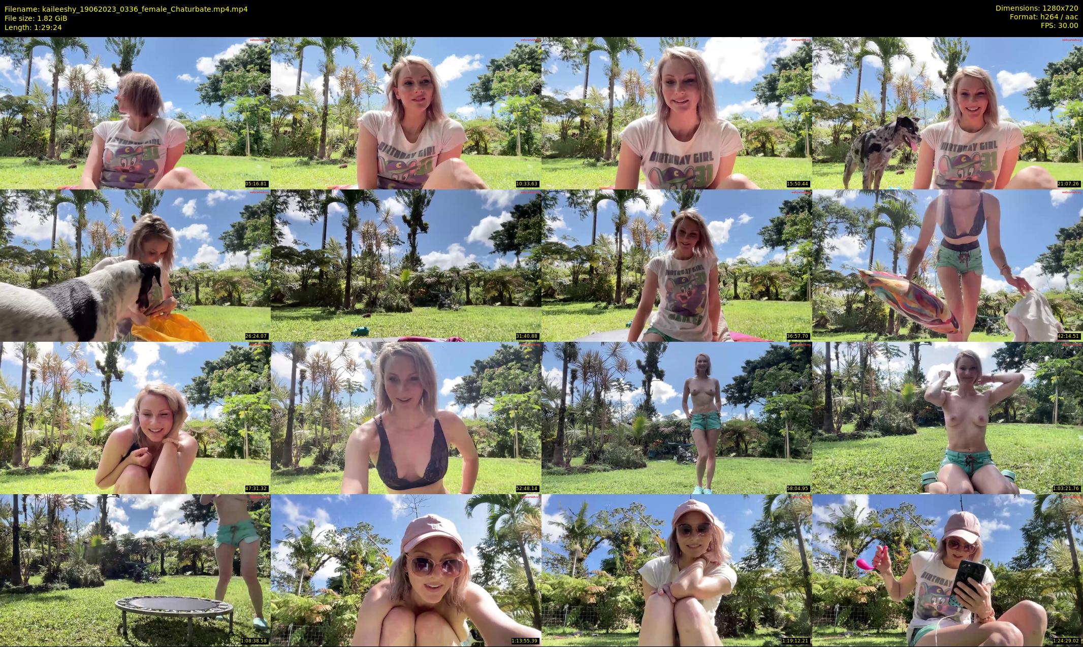 kaileeshy — 90 minute Chaturbate female cam show recording, 720p, Jun 19, 2023