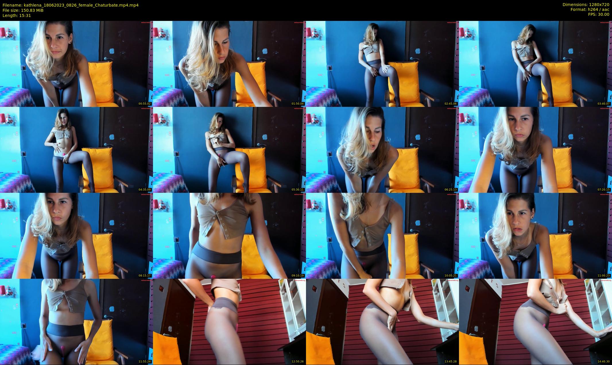 kathlena — 16 minute Chaturbate female cam show recording, 720p, Jun 18, 2023