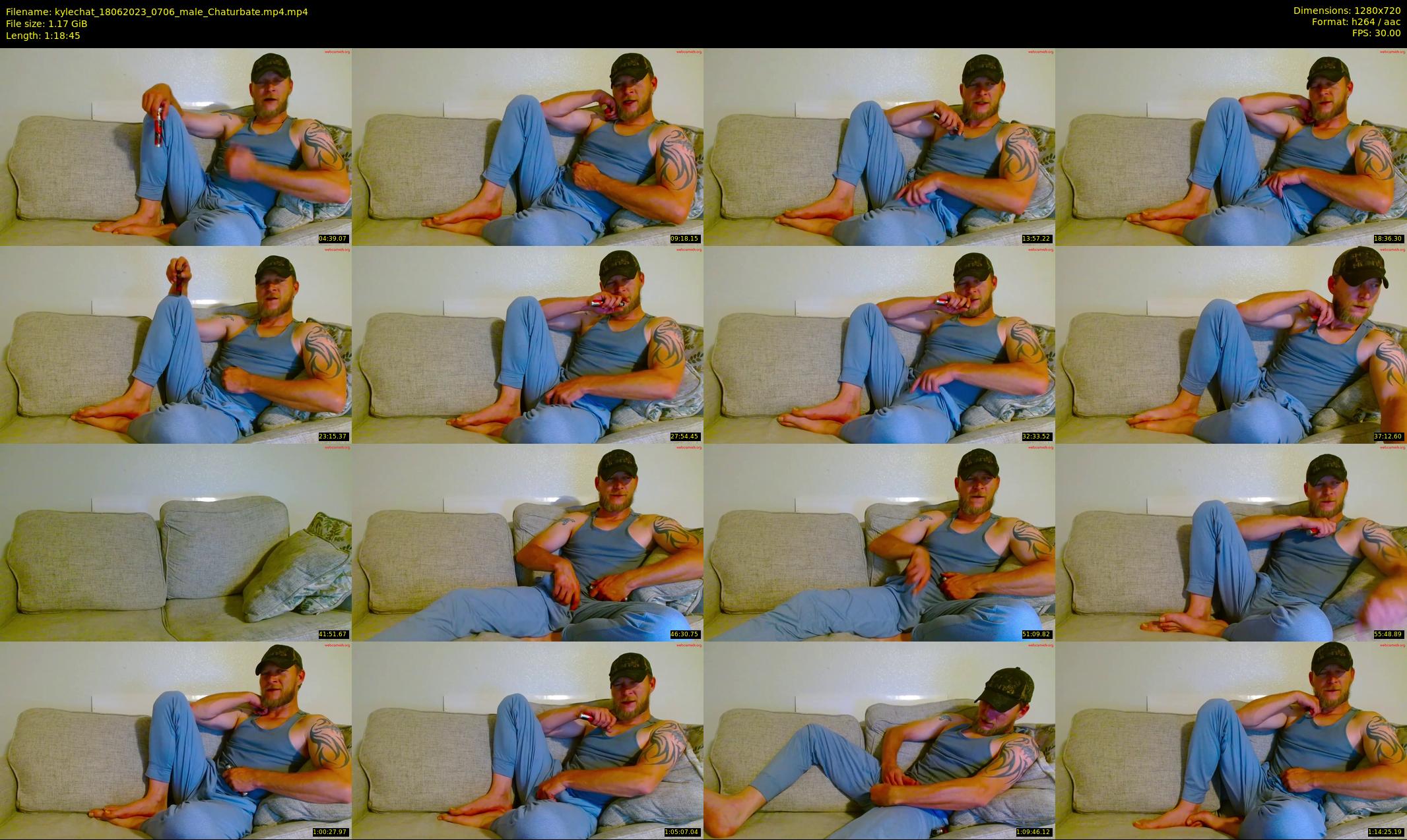 kylechat — 79 minute Chaturbate male cam show recording, 720p, Jun 18, 2023