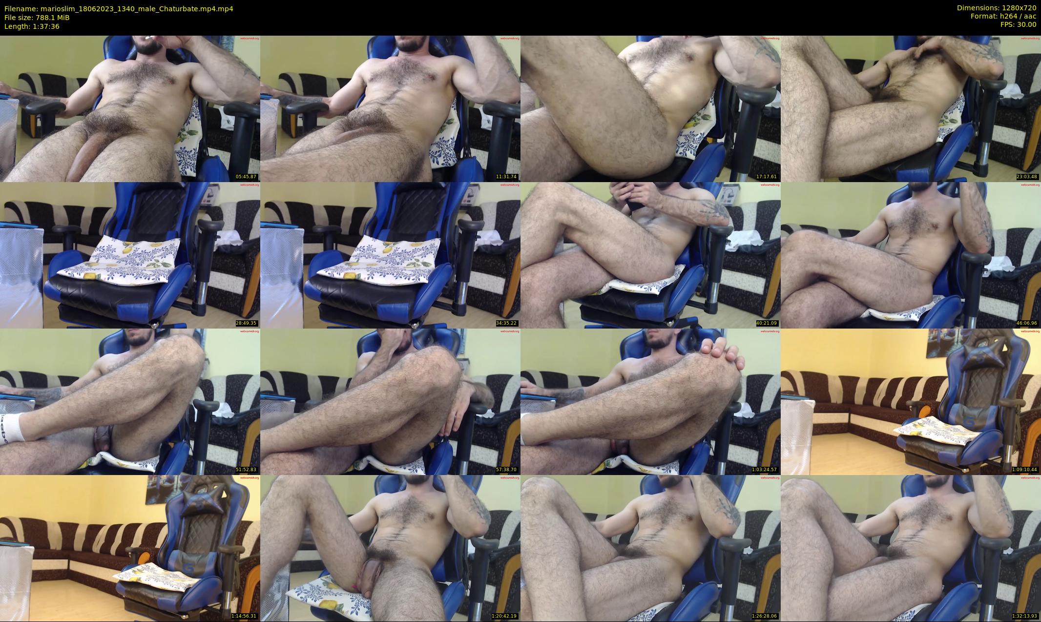 marioslim — 98 minute Chaturbate male cam show recording, 720p, Jun 18, 2023