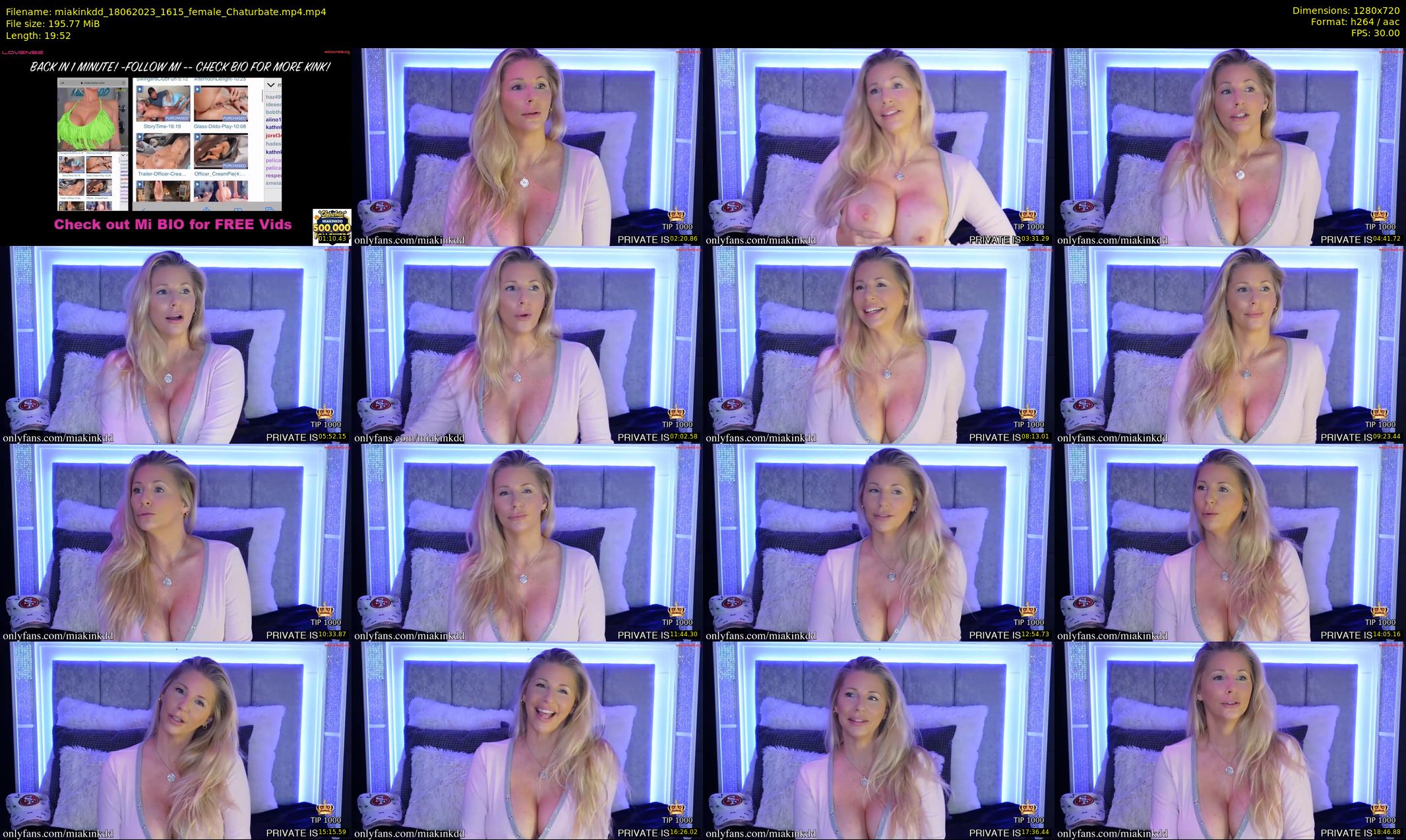 miakinkdd — 20 minute Chaturbate female cam show recording, 720p, Jun 18, 2023