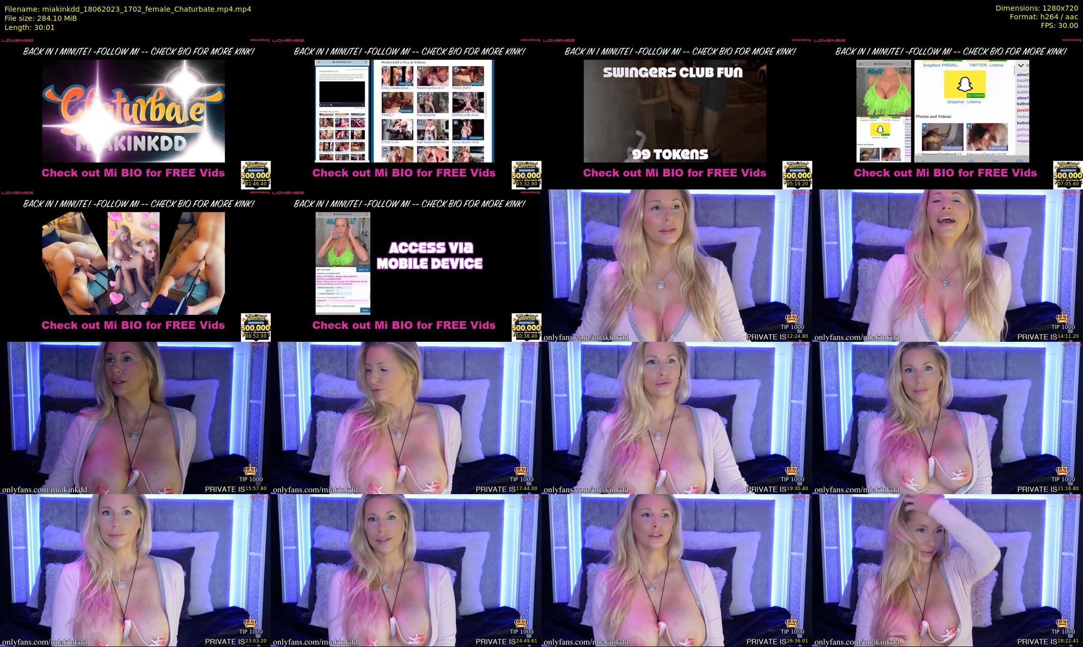 miakinkdd — 31 minute Chaturbate female cam show recording, 720p, Jun 18, 2023