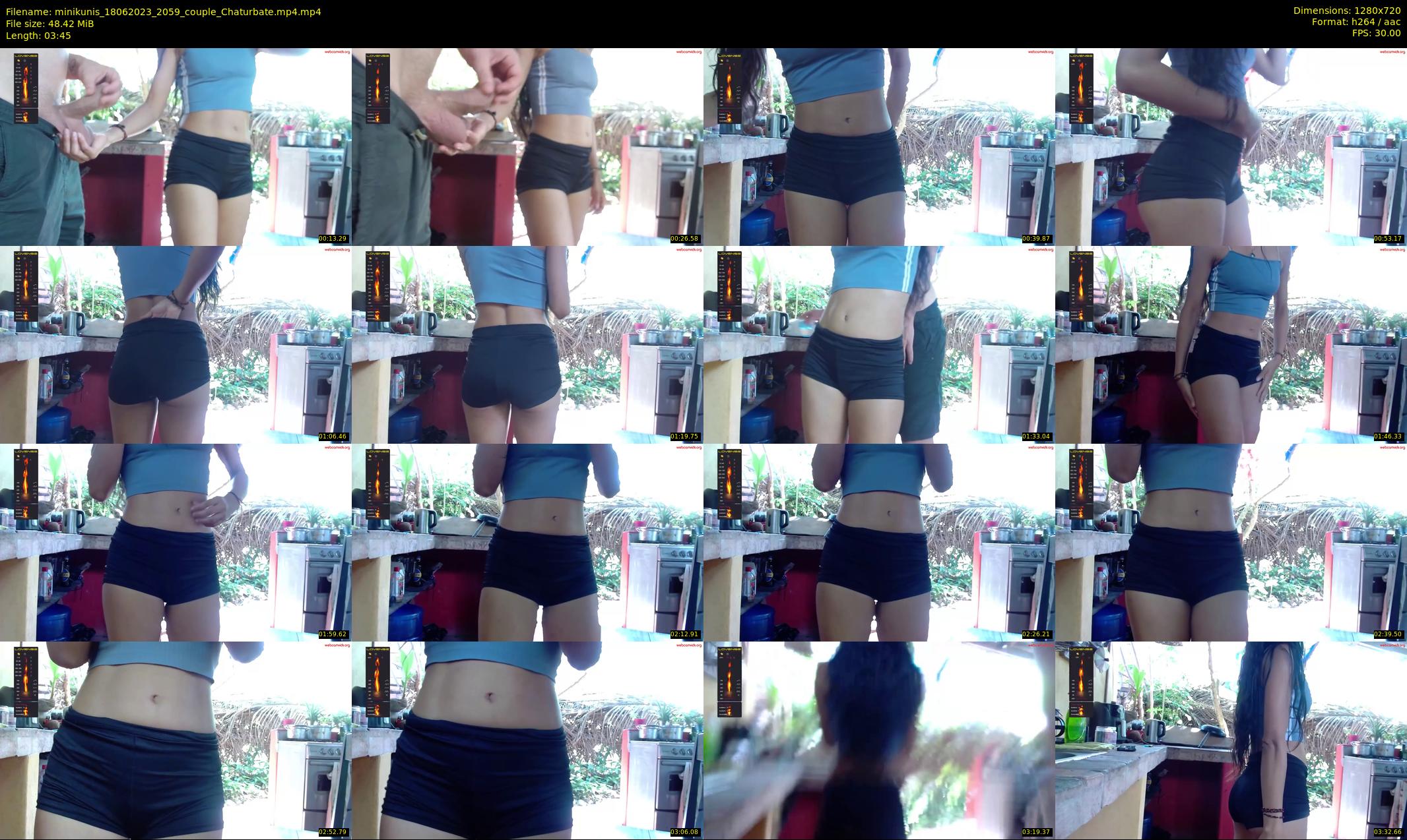 minikunis — 4 minute Chaturbate couple cam show recording, 720p, Jun 18, 2023