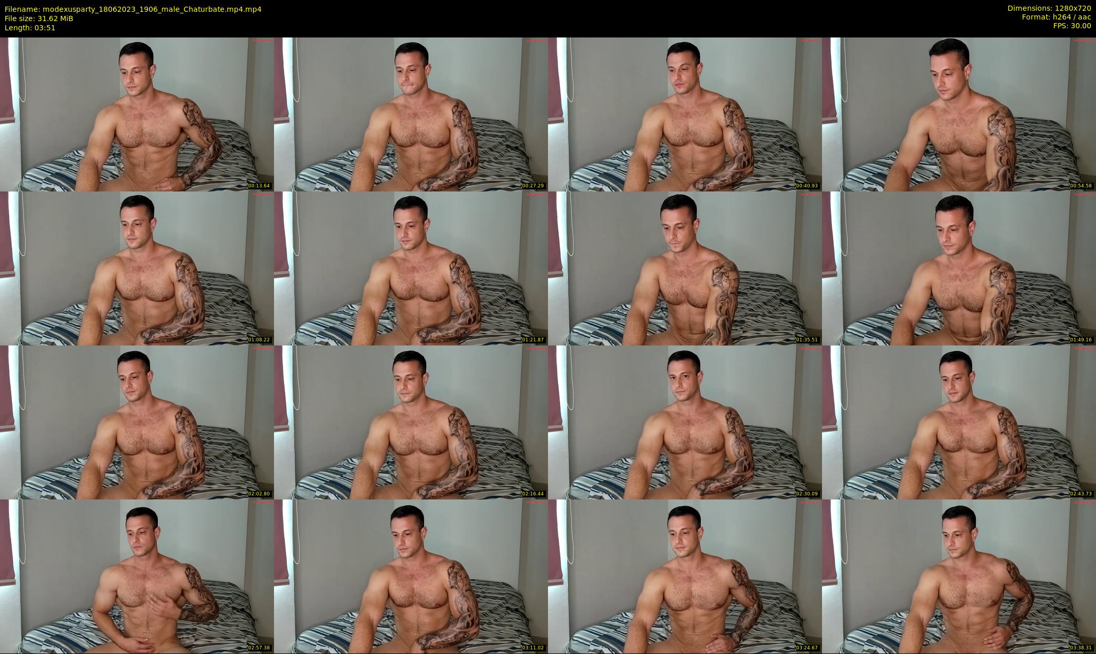 modexusparty — 4 minute Chaturbate male cam show recording, 720p, Jun 18, 2023