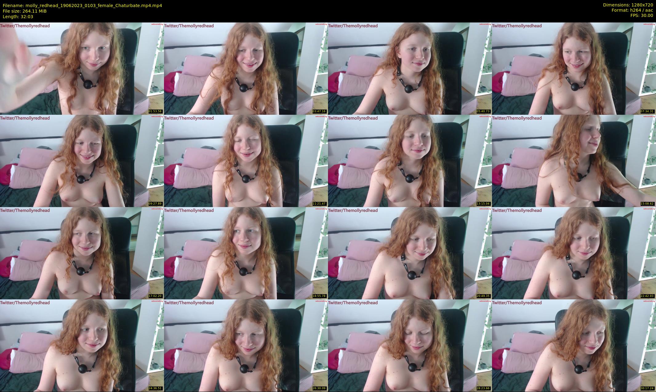 molly_redhead — 33 minute Chaturbate female cam show recording, 720p, Jun 19, 2023