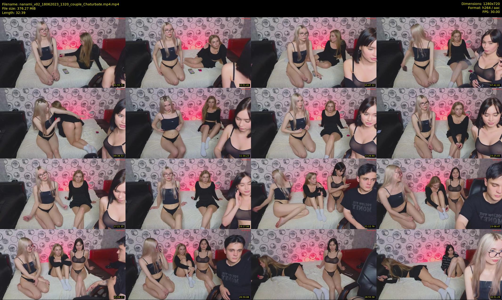 nanami_v02 — 33 minute Chaturbate couple cam show recording, 720p, Jun 18, 2023