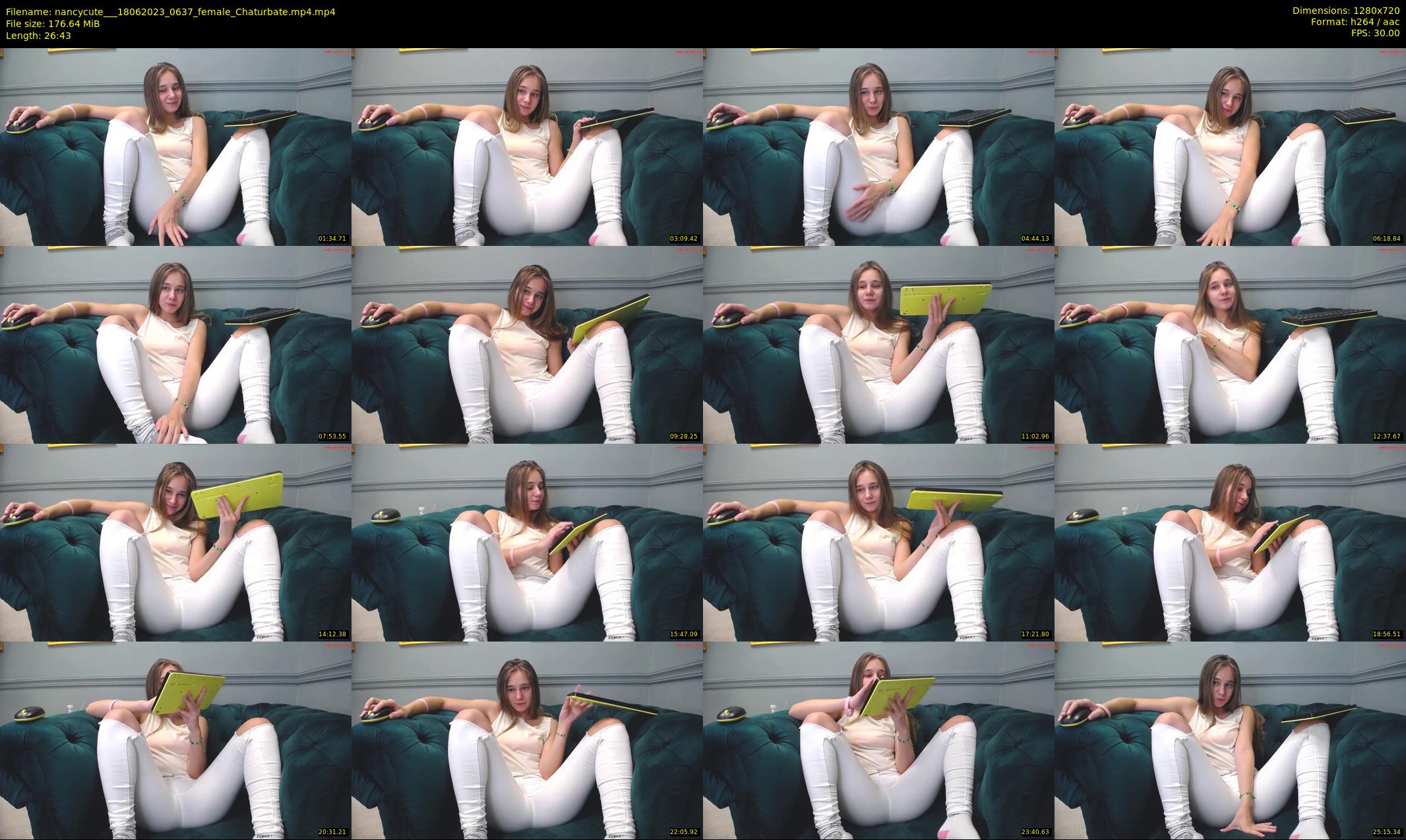 nancycute__ — 27 minute Chaturbate female cam show recording, 720p, Jun 18, 2023