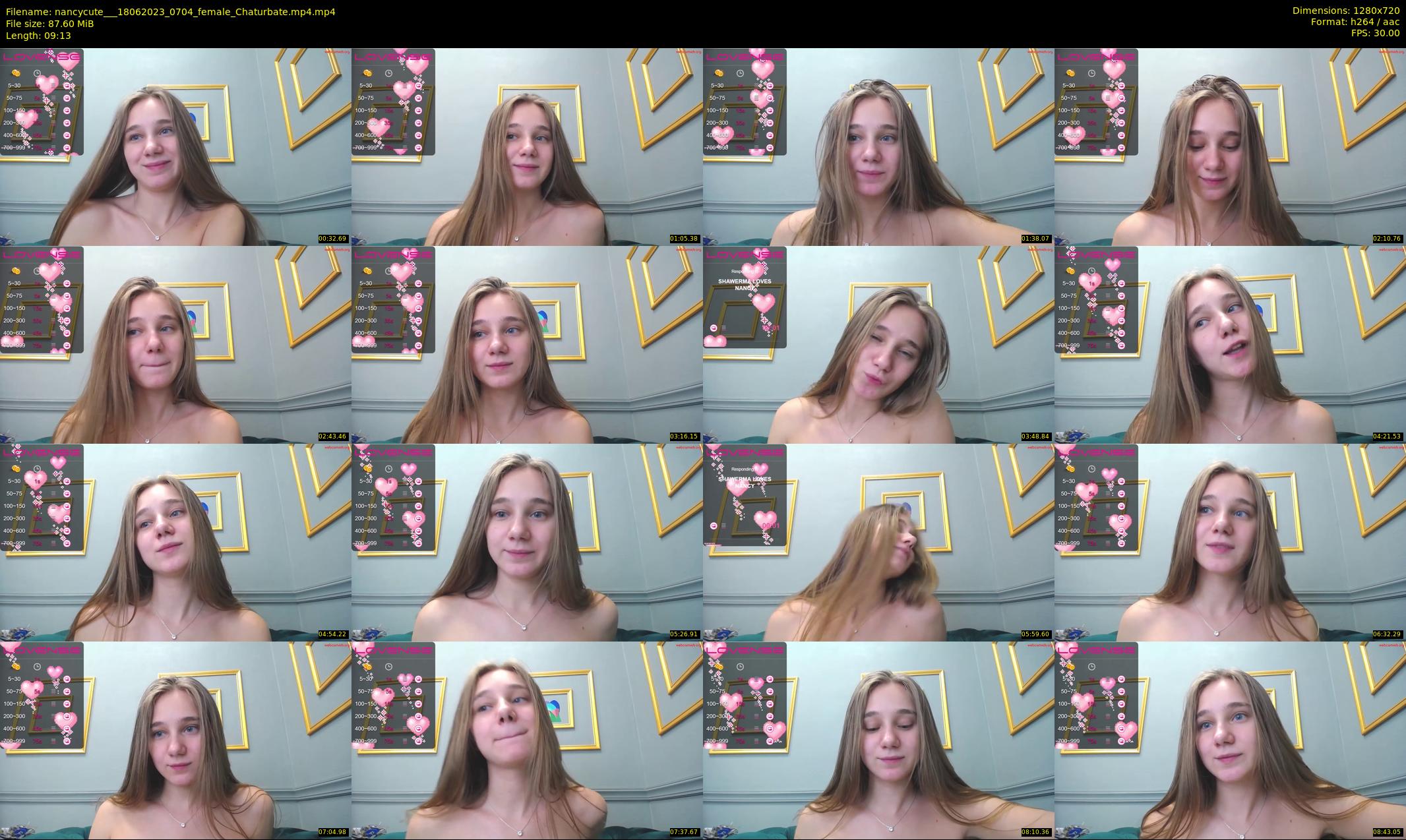 nancycute__ — 10 minute Chaturbate female cam show recording, 720p, Jun 18, 2023