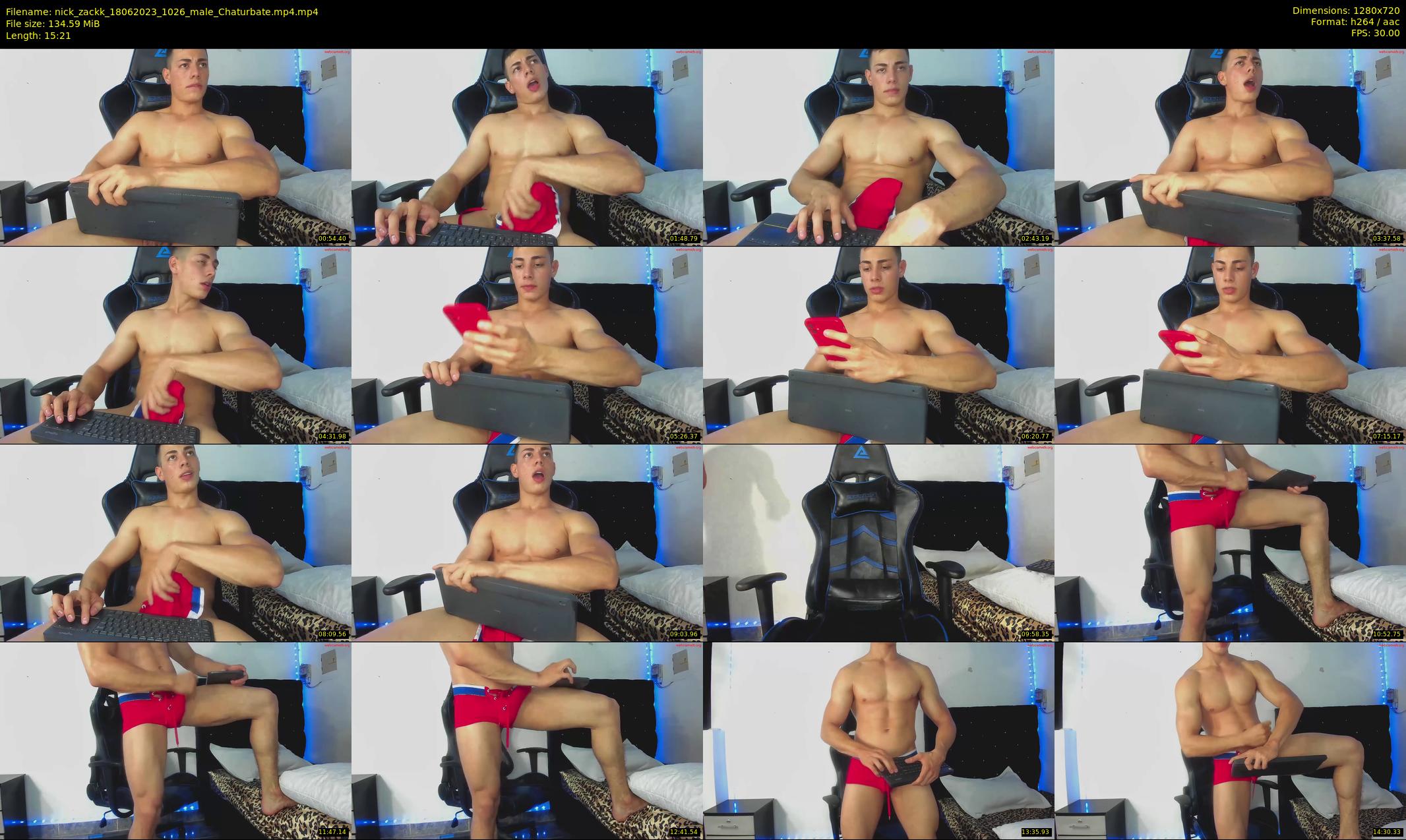 nick_zackk — 16 minute Chaturbate male cam show recording, 720p, Jun 18, 2023