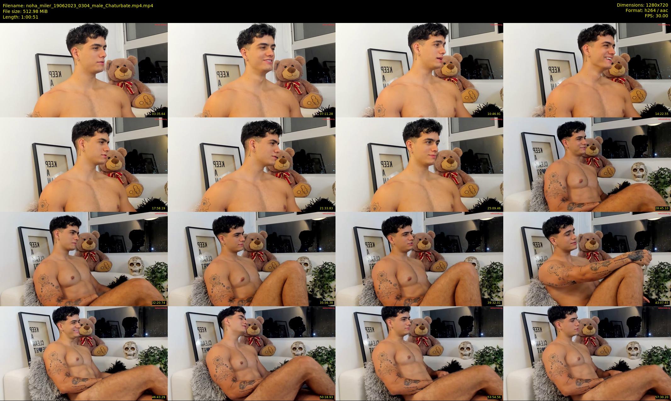 noha_miler — 61 minute Chaturbate male cam show recording, 720p, Jun 19, 2023