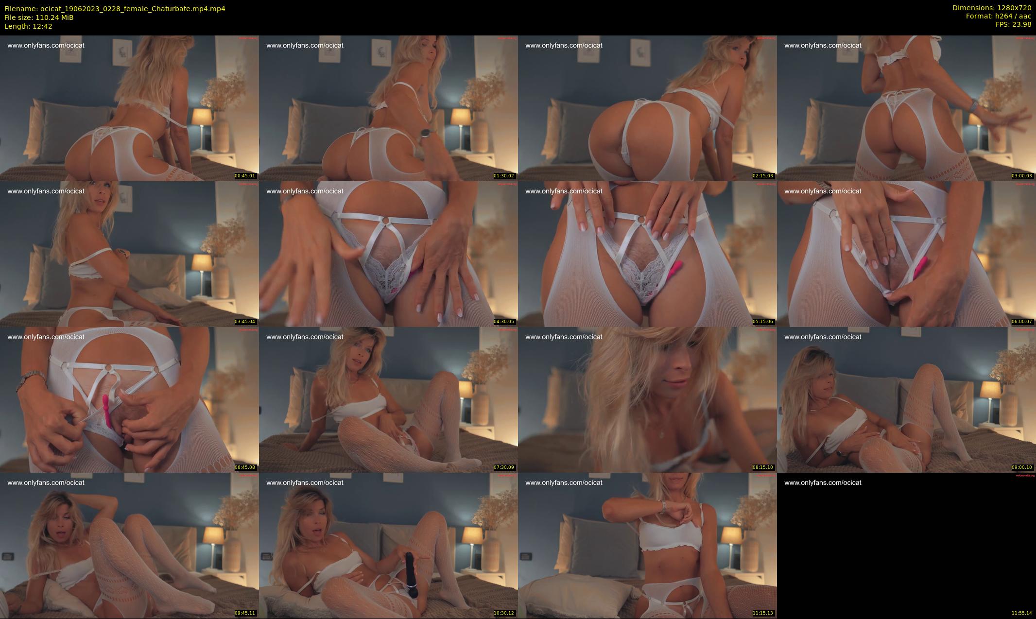 ocicat — 13 minute Chaturbate female cam show recording, 720p, Jun 19, 2023