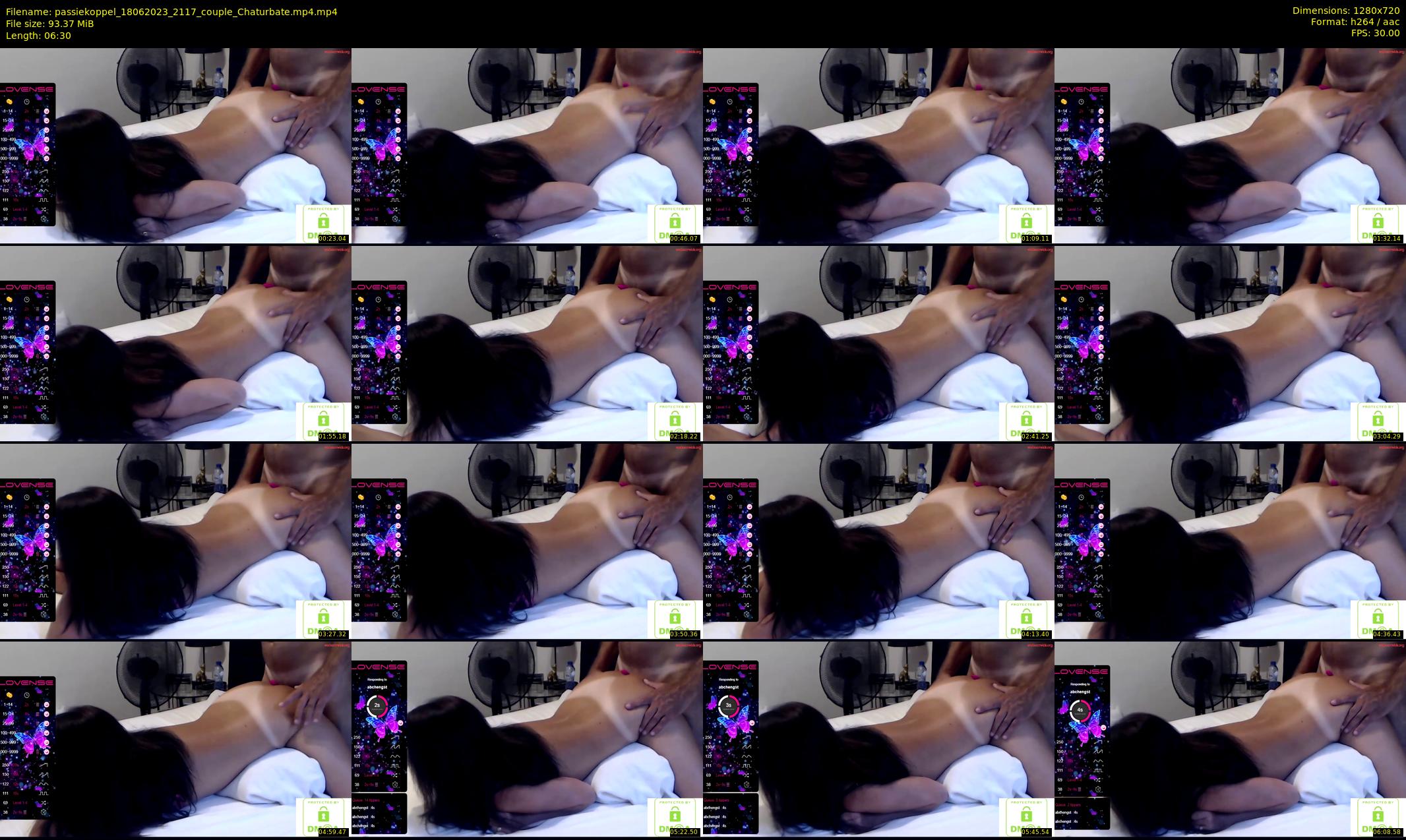 passiekoppel — 7 minute Chaturbate couple cam show recording, 720p, Jun 18, 2023