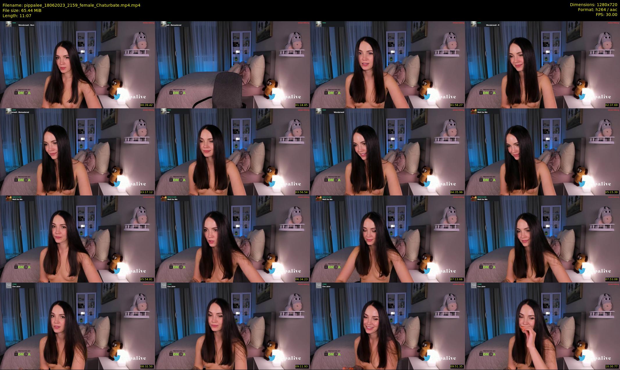 pippalee — 12 minute Chaturbate female cam show recording, 720p, Jun 18, 2023