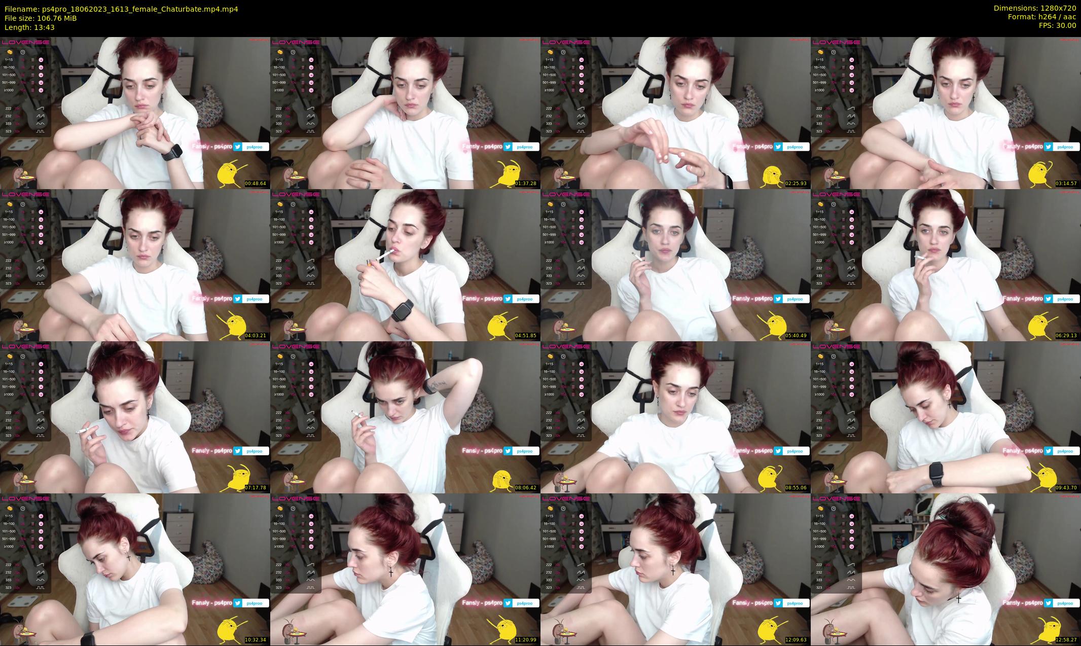 ps4pro — 14 minute Chaturbate female cam show recording, 720p, Jun 18, 2023