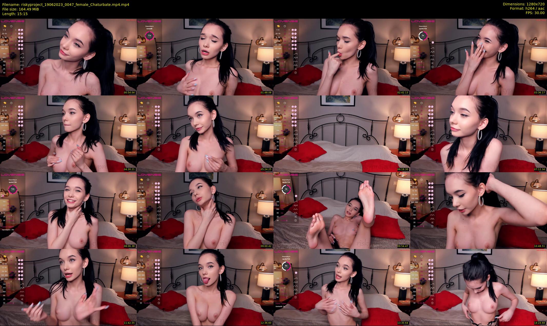 riskyproject — 16 minute Chaturbate couple cam show recording, 720p, Jun 19, 2023