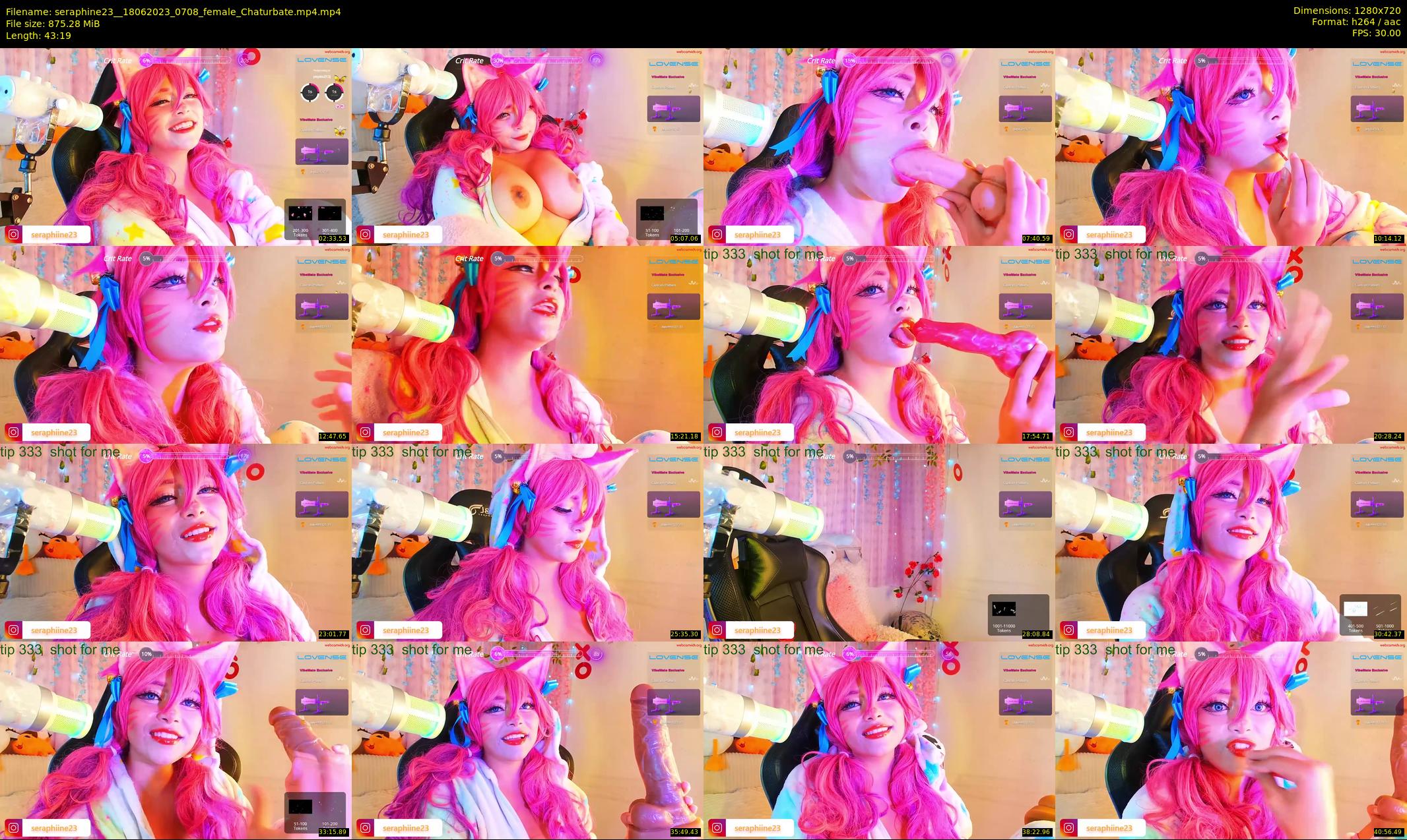 seraphine23_ — 44 minute Chaturbate female cam show recording, 720p, Jun 18, 2023