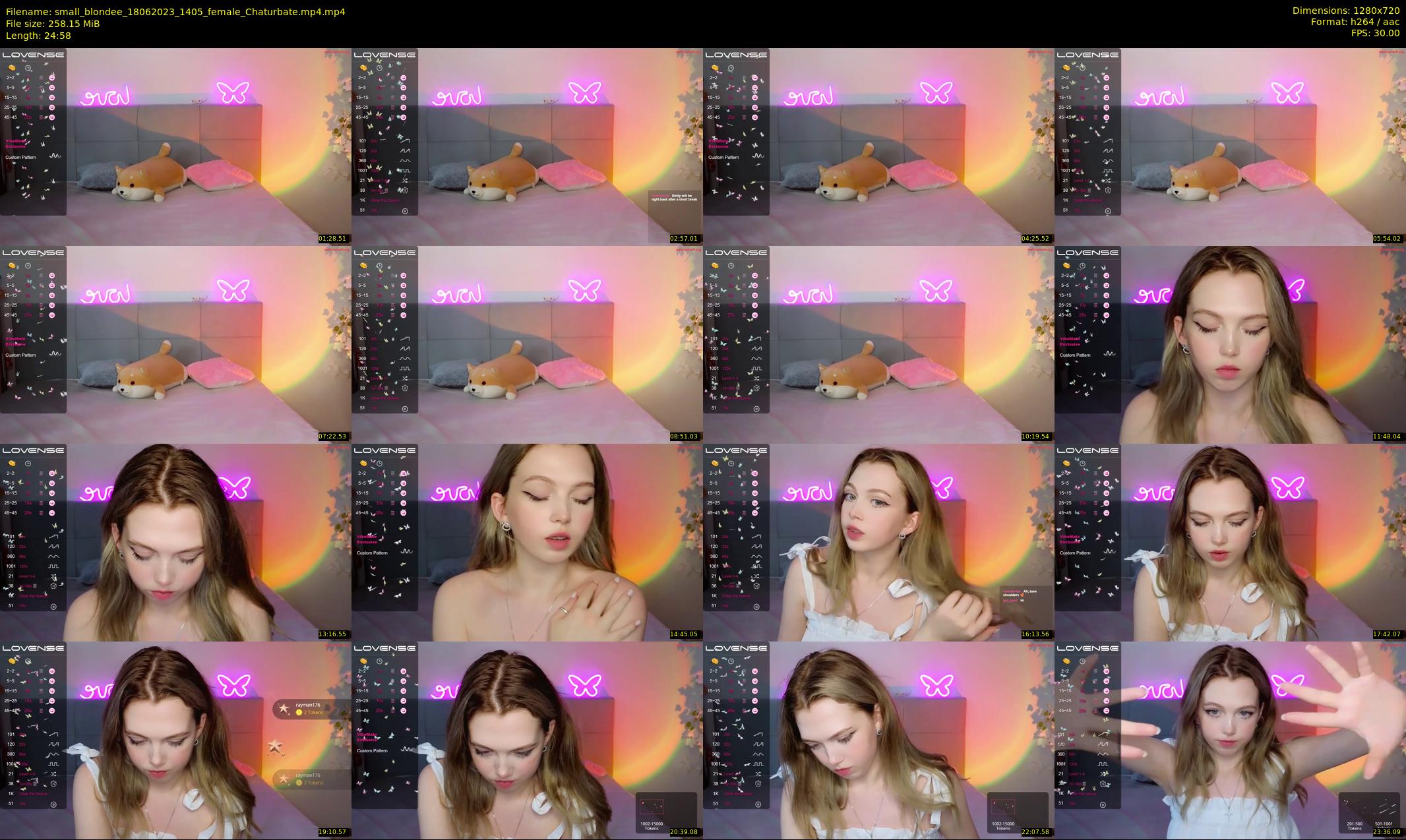 small_blondee — 25 minute Chaturbate female cam show recording, 720p, Jun 18, 2023