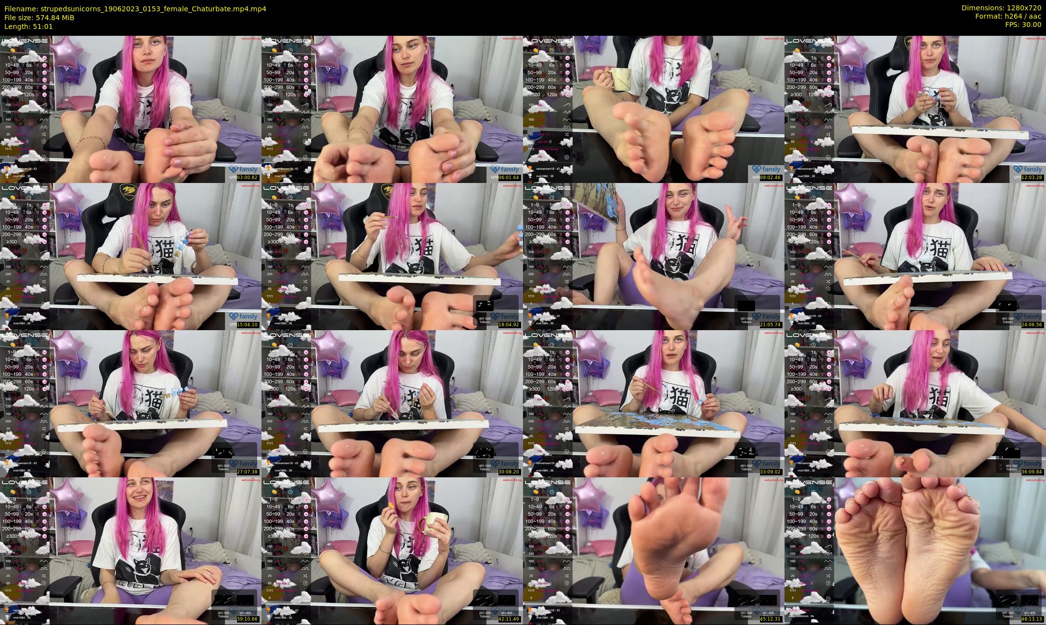 strupedsunicorns — 52 minute Chaturbate couple cam show recording, 720p, Jun 19, 2023