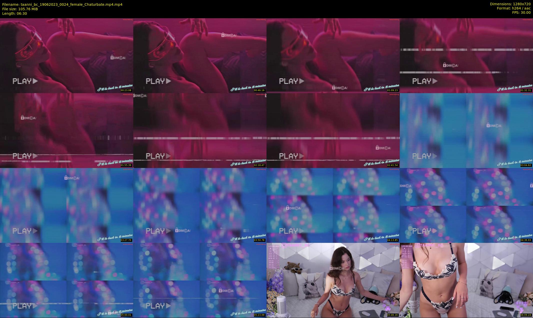 taanni_bc — 7 minute Chaturbate female cam show recording, 720p, Jun 19, 2023
