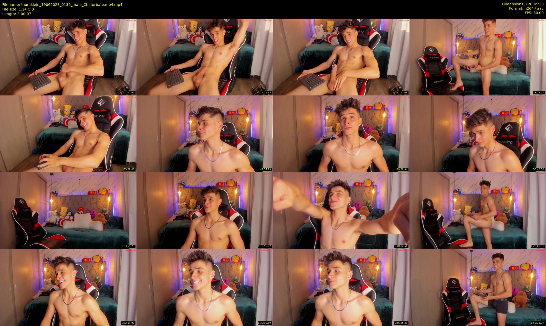 thomklein — 121 minute Chaturbate male cam show recording, 720p, Jun 19, 2023