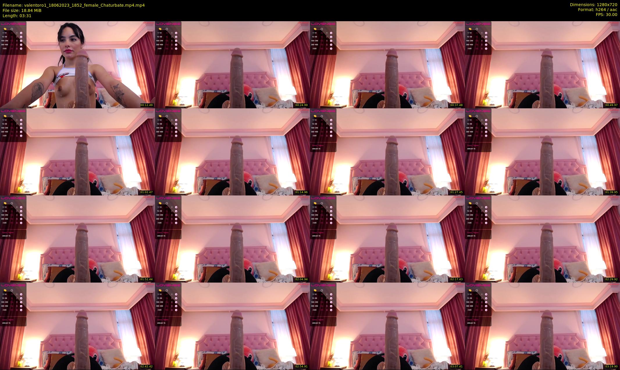valentoro1 — 4 minute Chaturbate female cam show recording, 720p, Jun 18, 2023