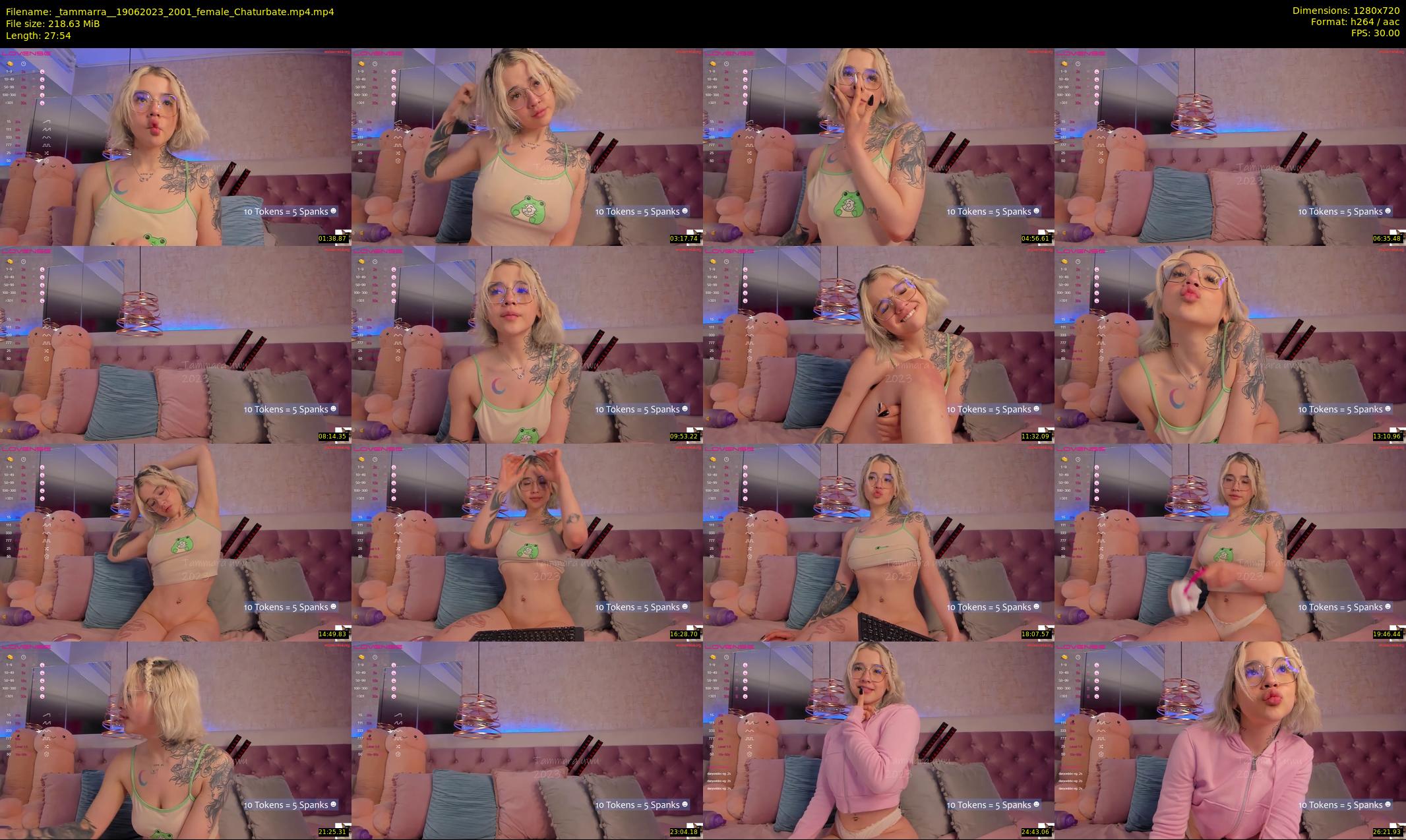 _tammarra_ — 28 minute Chaturbate female cam show recording, 720p, Jun 19, 2023