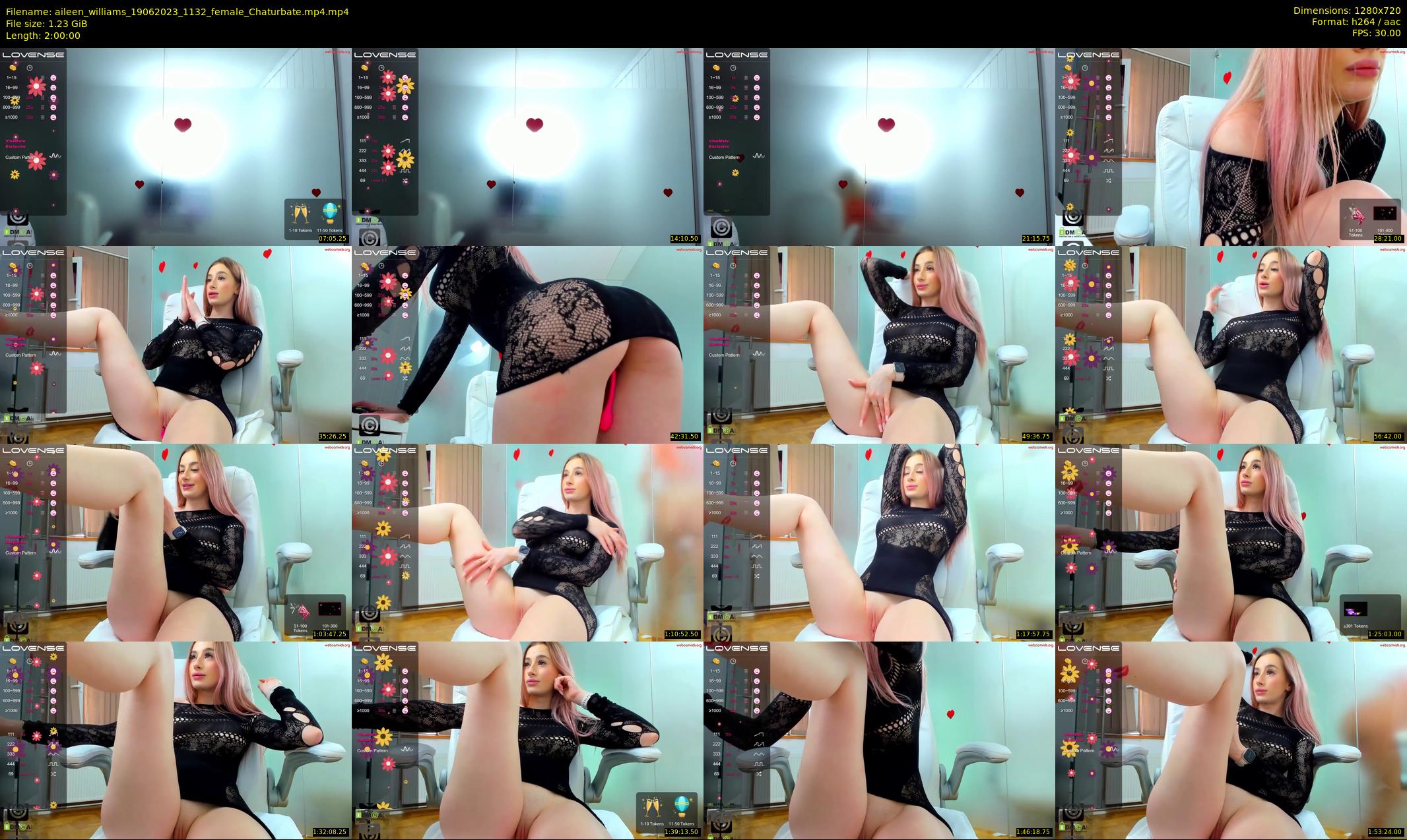 aileen_williams — 120 minute Chaturbate female cam show recording, 720p, Jun 19, 2023