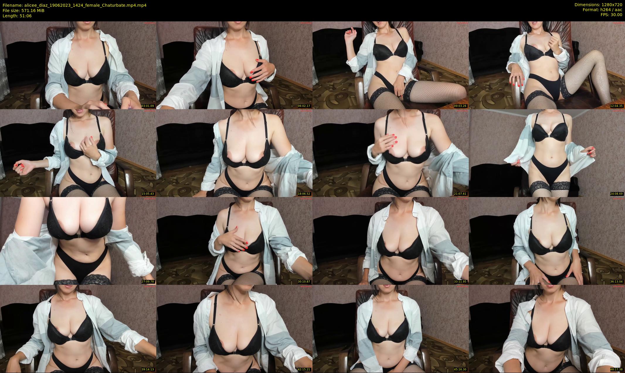 alicee_diaz — 52 minute Chaturbate female cam show recording, 720p, Jun 19, 2023