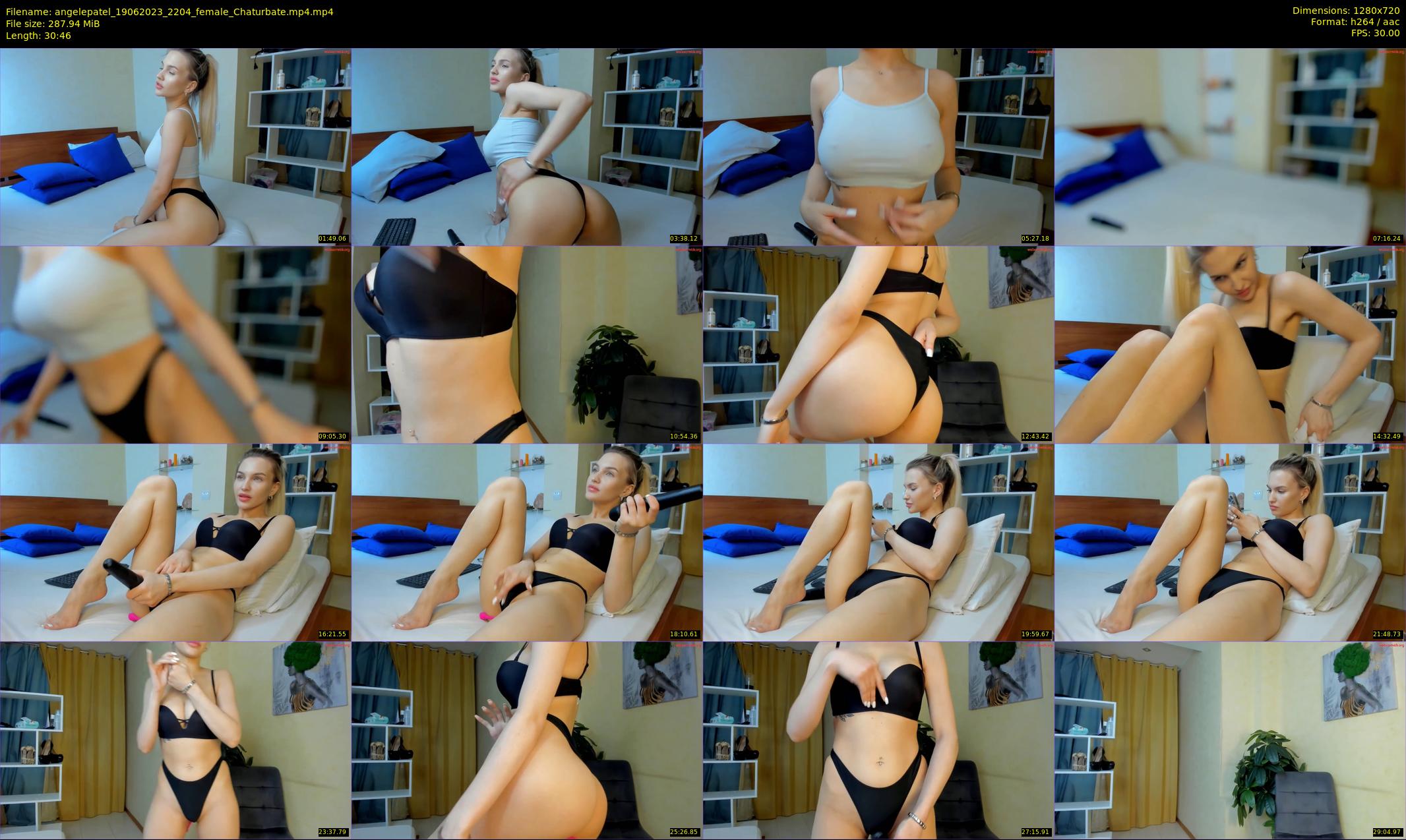 angelepatel — 31 minute Chaturbate female cam show recording, 720p, Jun 19, 2023